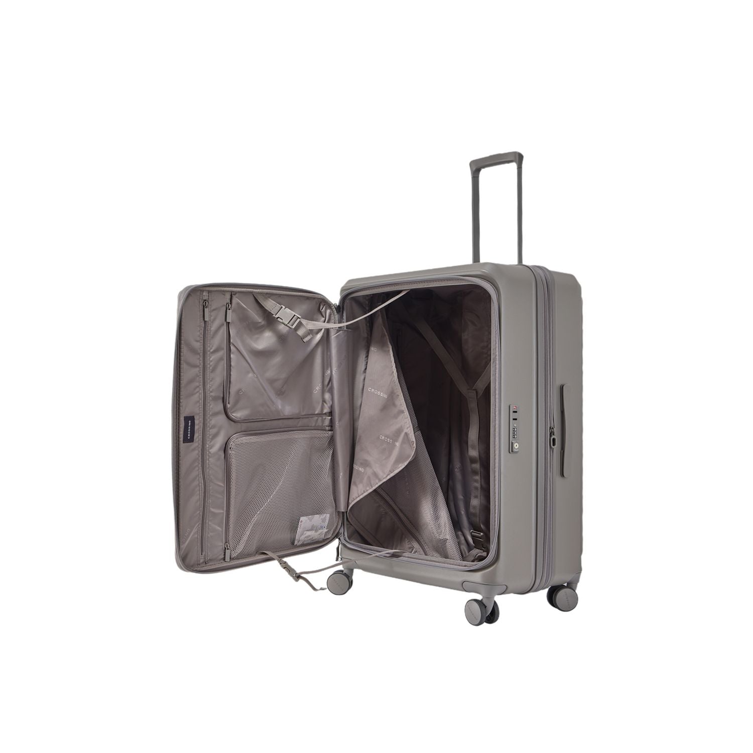 CROSSING INVI 24" Medium Expandable Luggage With Front & Middle Access