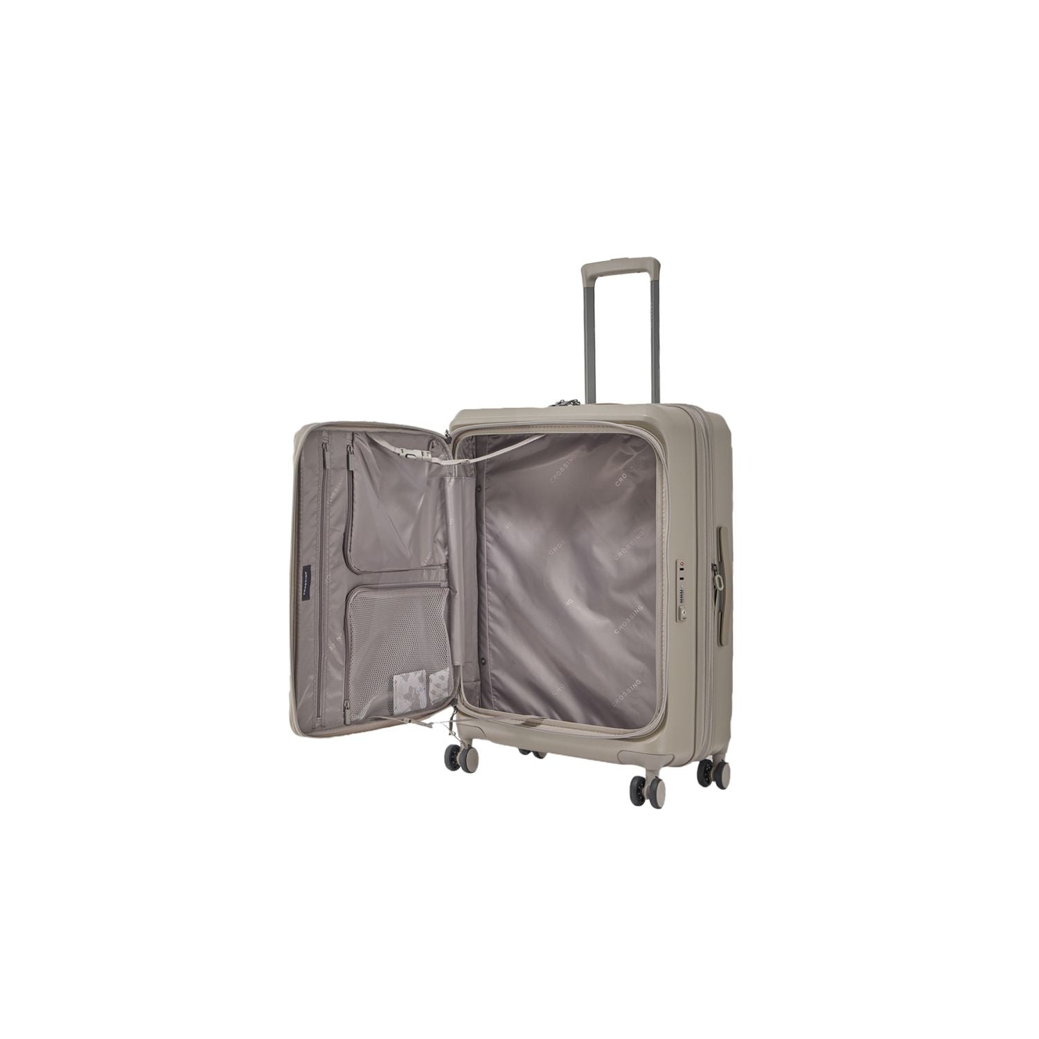 CROSSING INVI 28" Large Expandable Luggage With Front & Middle Access