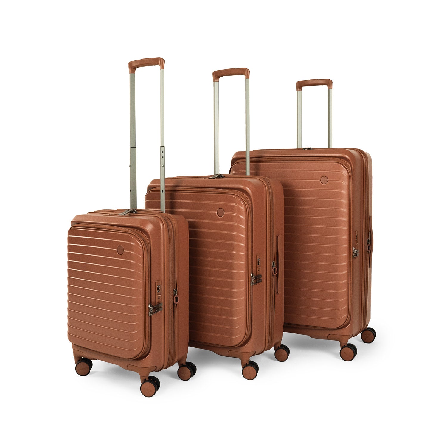 CROSSING INVI 20" Carry On Expandable Luggage With Front & Middle Access