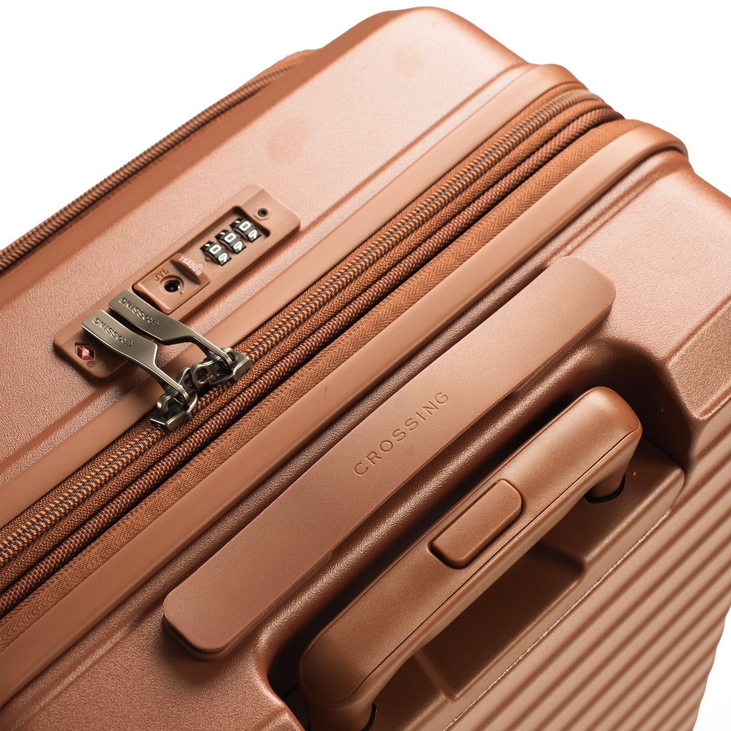 CROSSING INVI 20" Carry On Expandable Luggage With Front & Middle Access