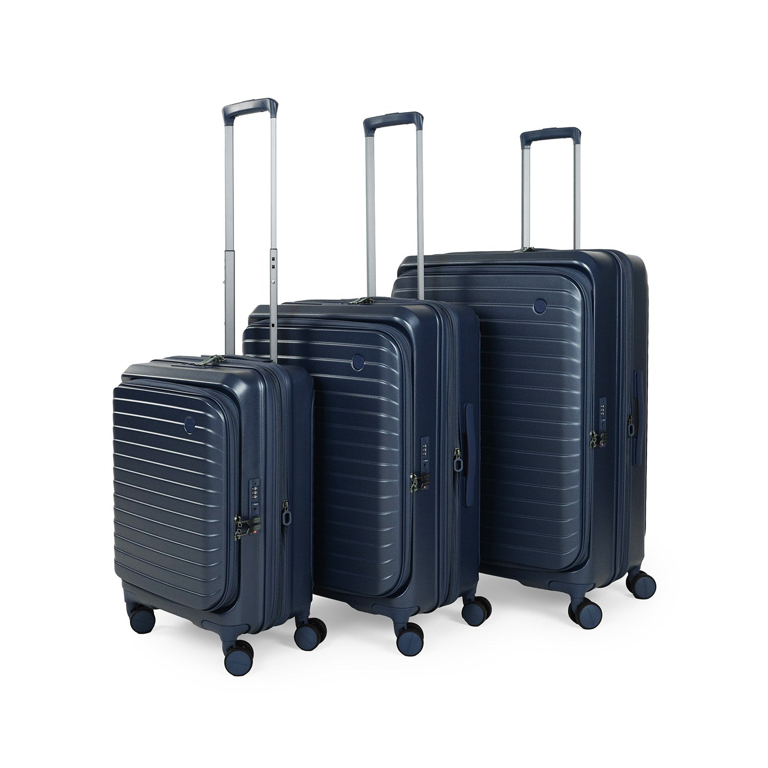 CROSSING INVI 20" Carry On Expandable Luggage With Front & Middle Access