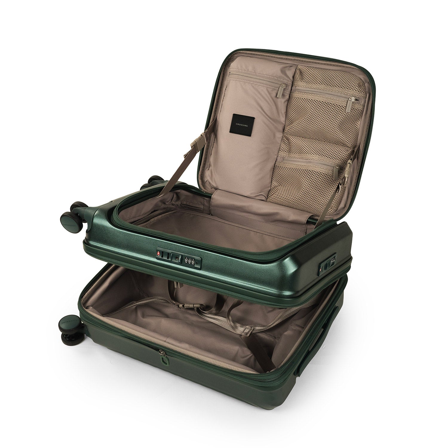 CROSSING INVI 20" Carry On Expandable Luggage With Front & Middle Access