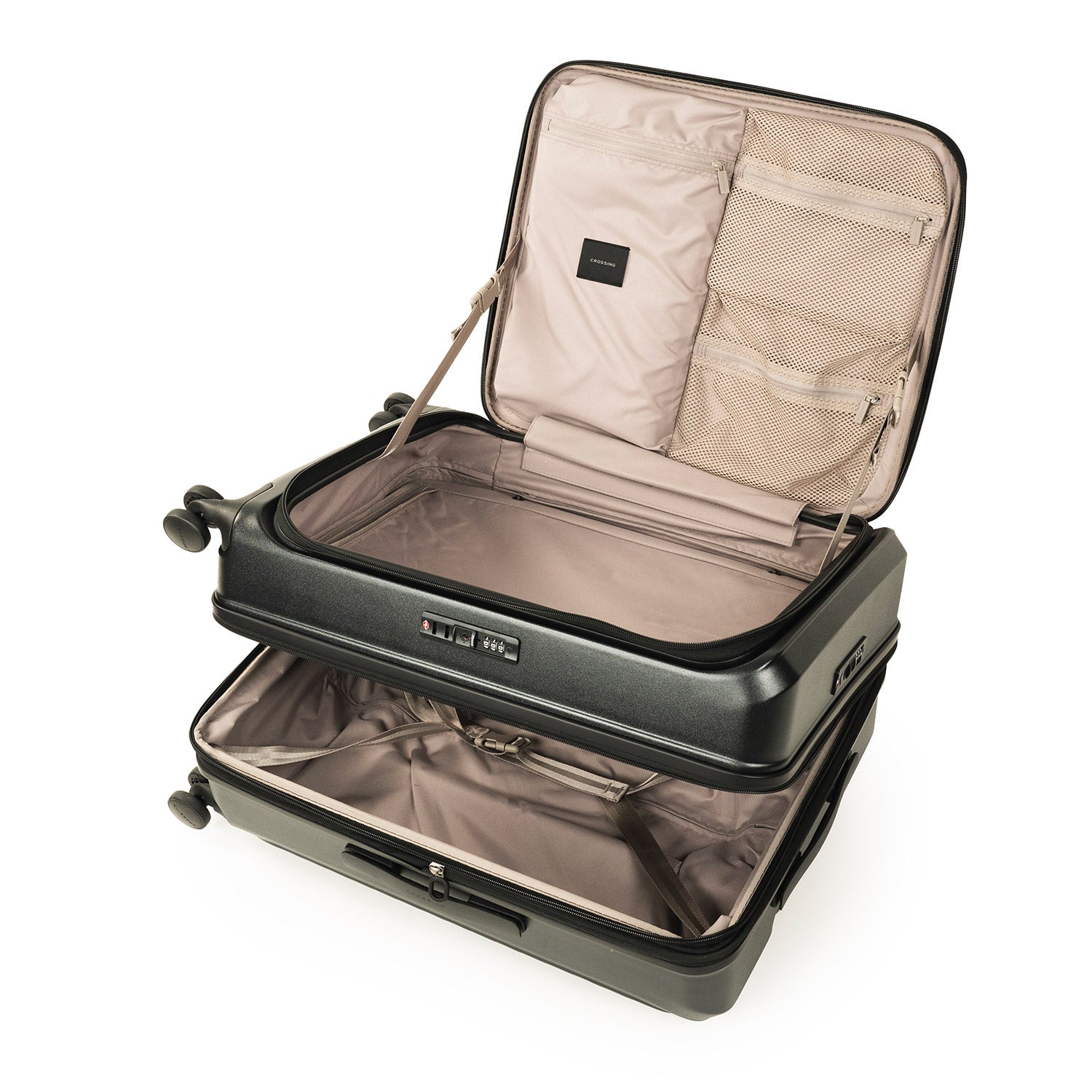 CROSSING INVI 25" Medium Expandable Luggage With Front & Middle Access