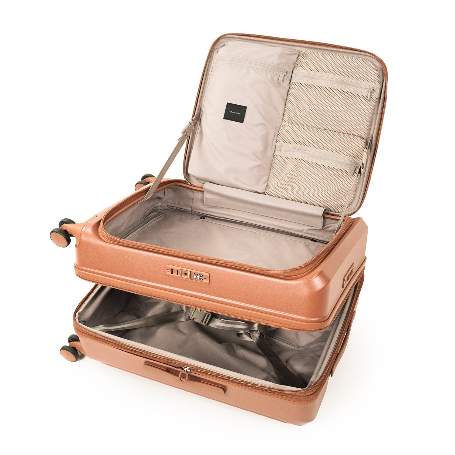 CROSSING INVI 25" Medium Expandable Luggage With Front & Middle Access