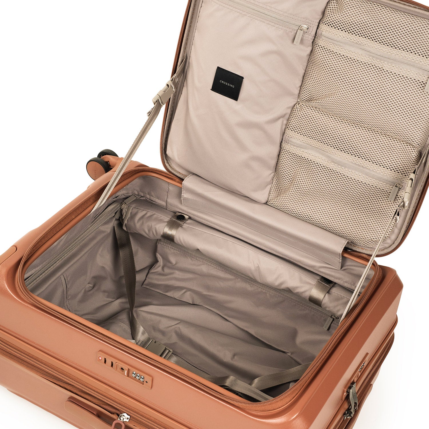 CROSSING INVI 25" Medium Expandable Luggage With Front & Middle Access