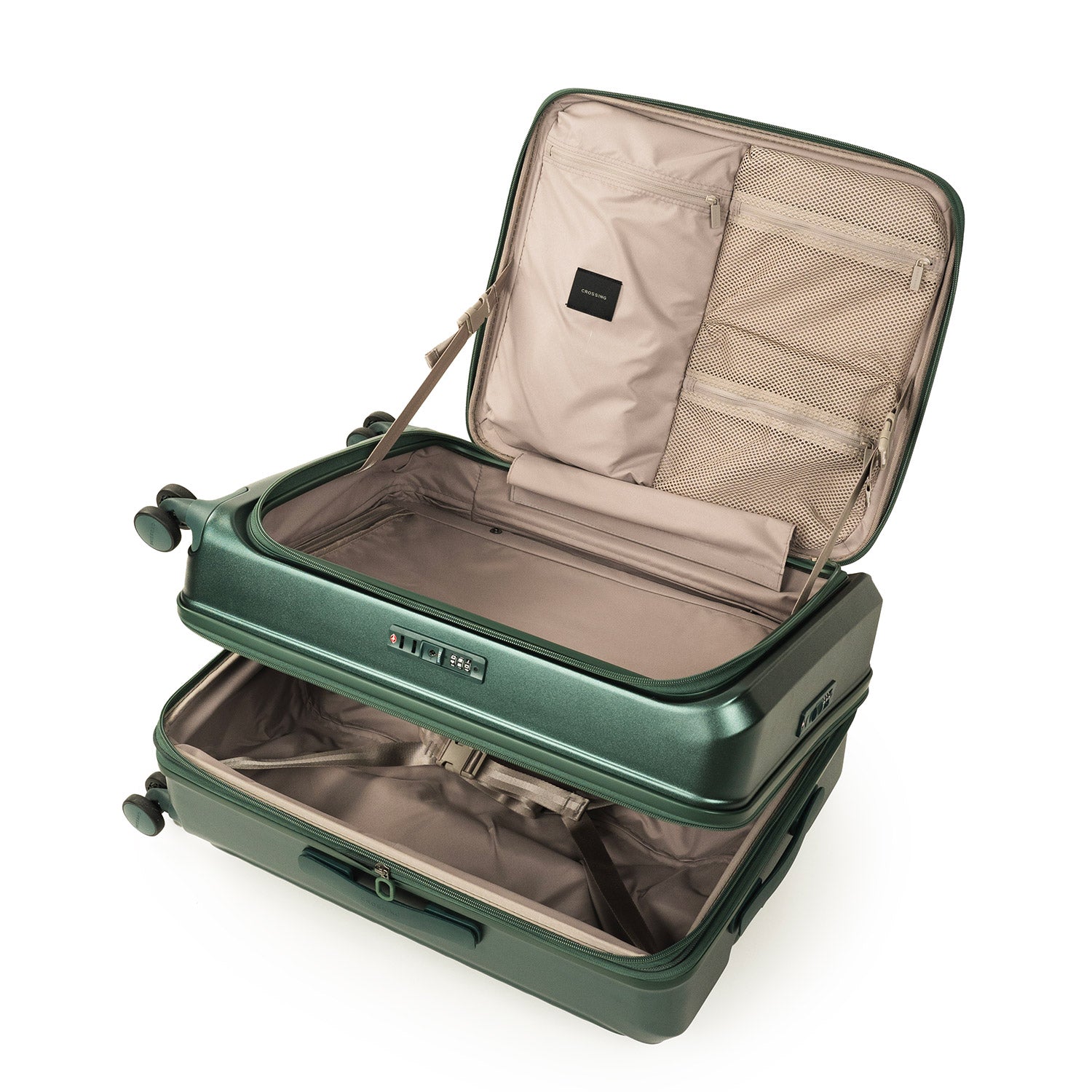 CROSSING INVI 25" Medium Expandable Luggage With Front & Middle Access