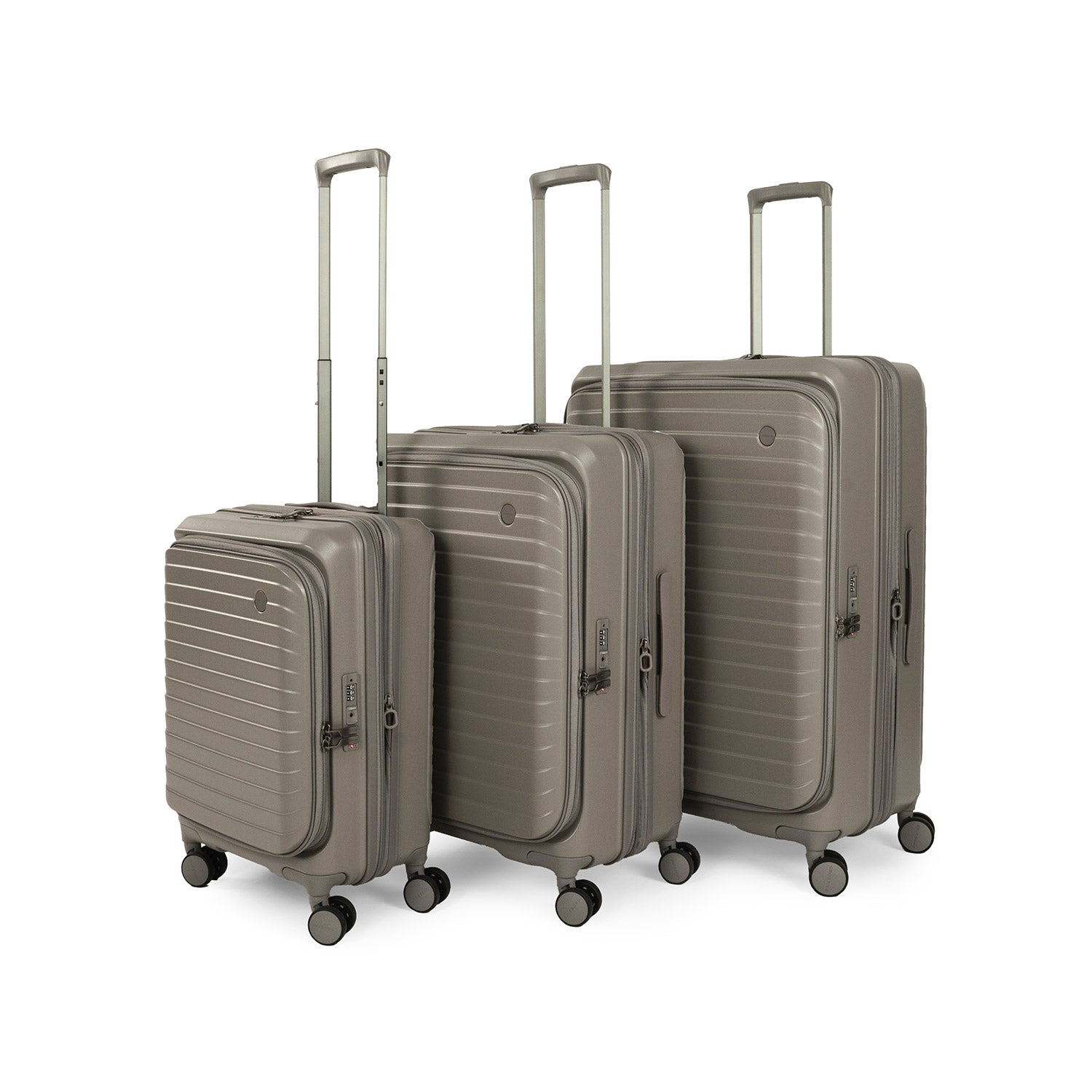 CROSSING INVI 20" Carry On Expandable Luggage With Front & Middle Access