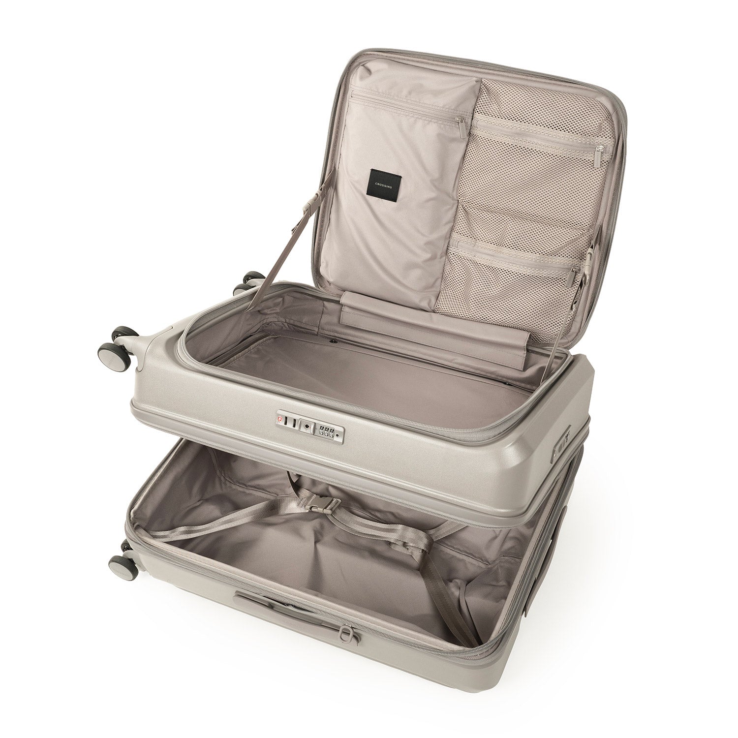 CROSSING INVI 25" Medium Expandable Luggage With Front & Middle Access
