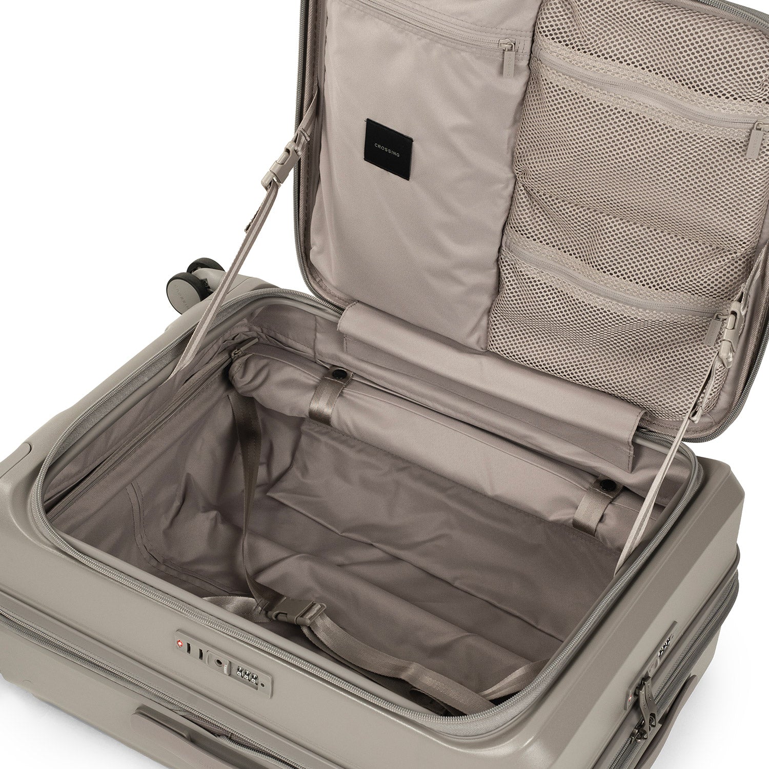 CROSSING INVI 25" Medium Expandable Luggage With Front & Middle Access