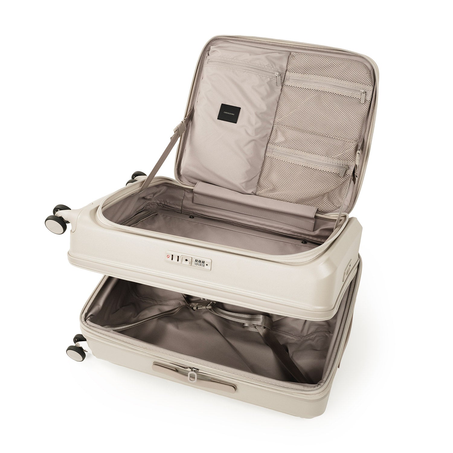 CROSSING INVI 25" Medium Expandable Luggage With Front & Middle Access