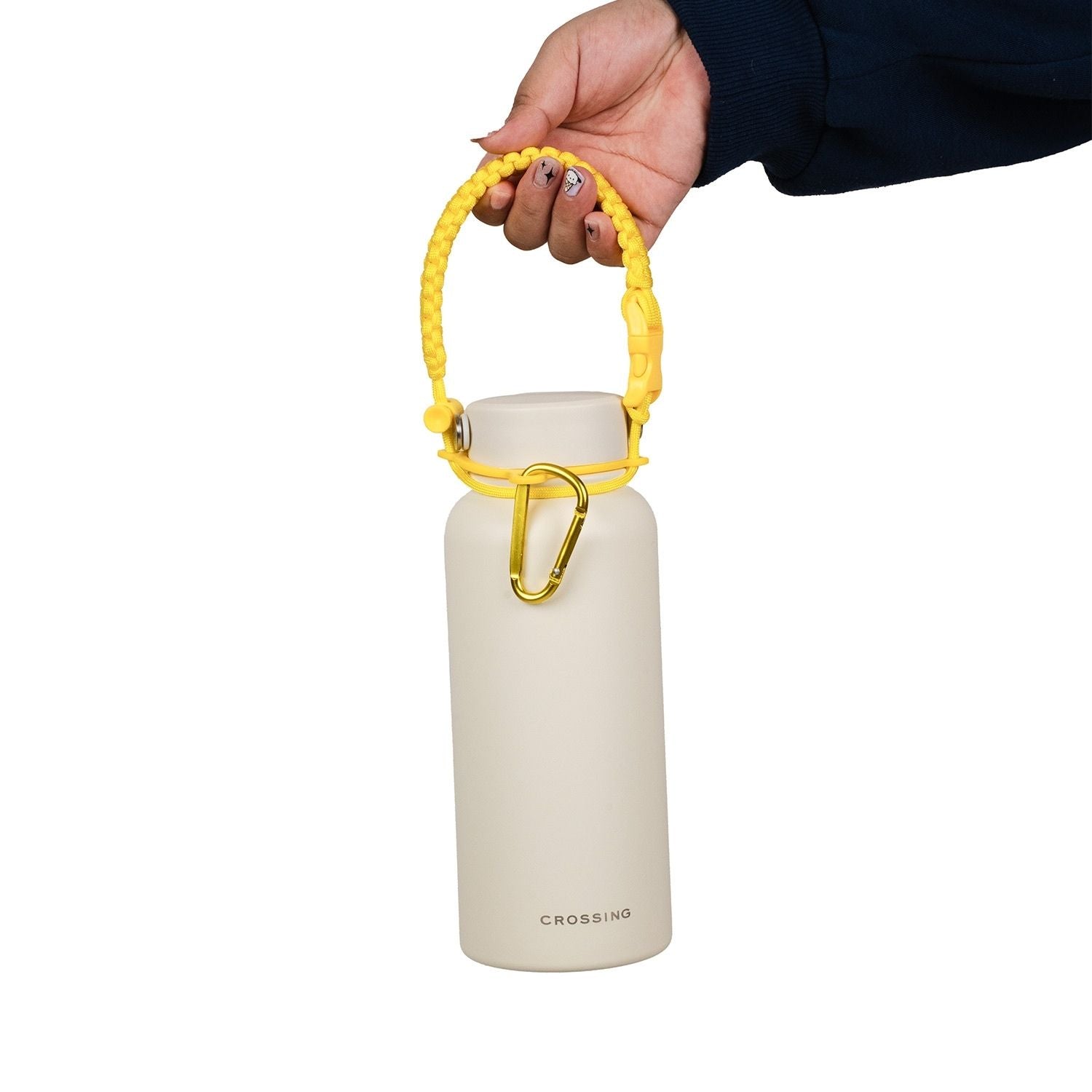 Crossing Paracord Bottle Carrier Strap with Carabiner