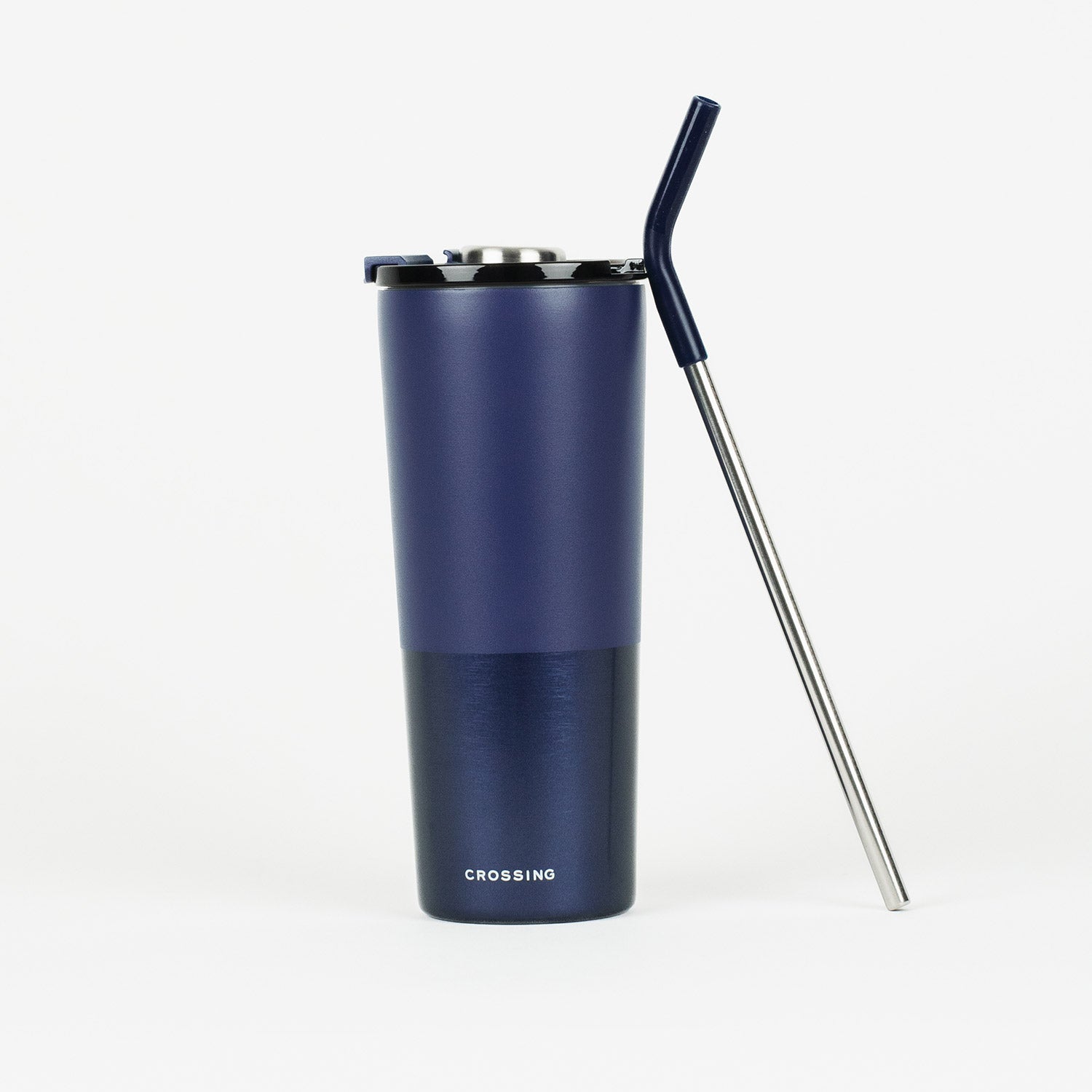 Crossing Volt Insulated Stainless Steel Straw Tumbler 710ML