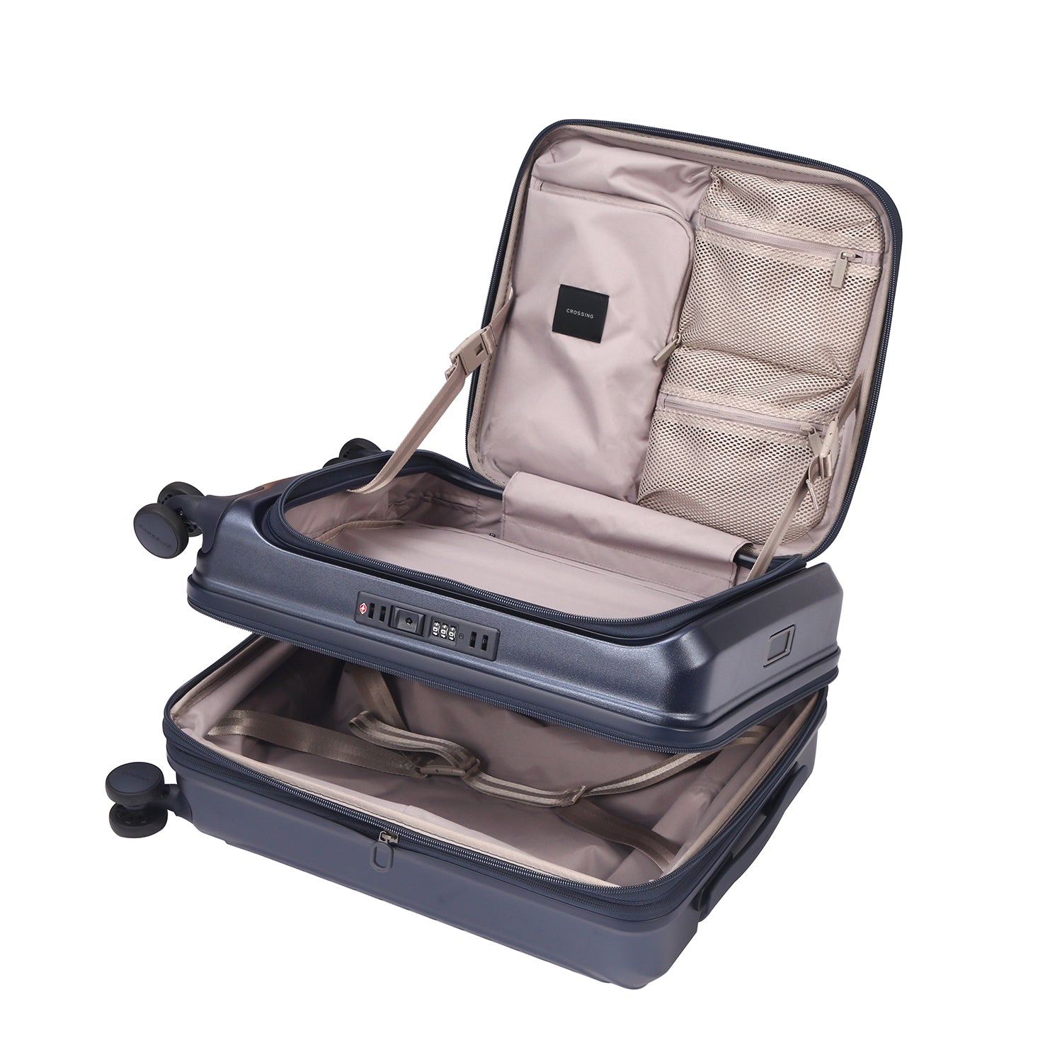 CROSSING INVI 20" Carry On Expandable Luggage With Front & Middle Access V3