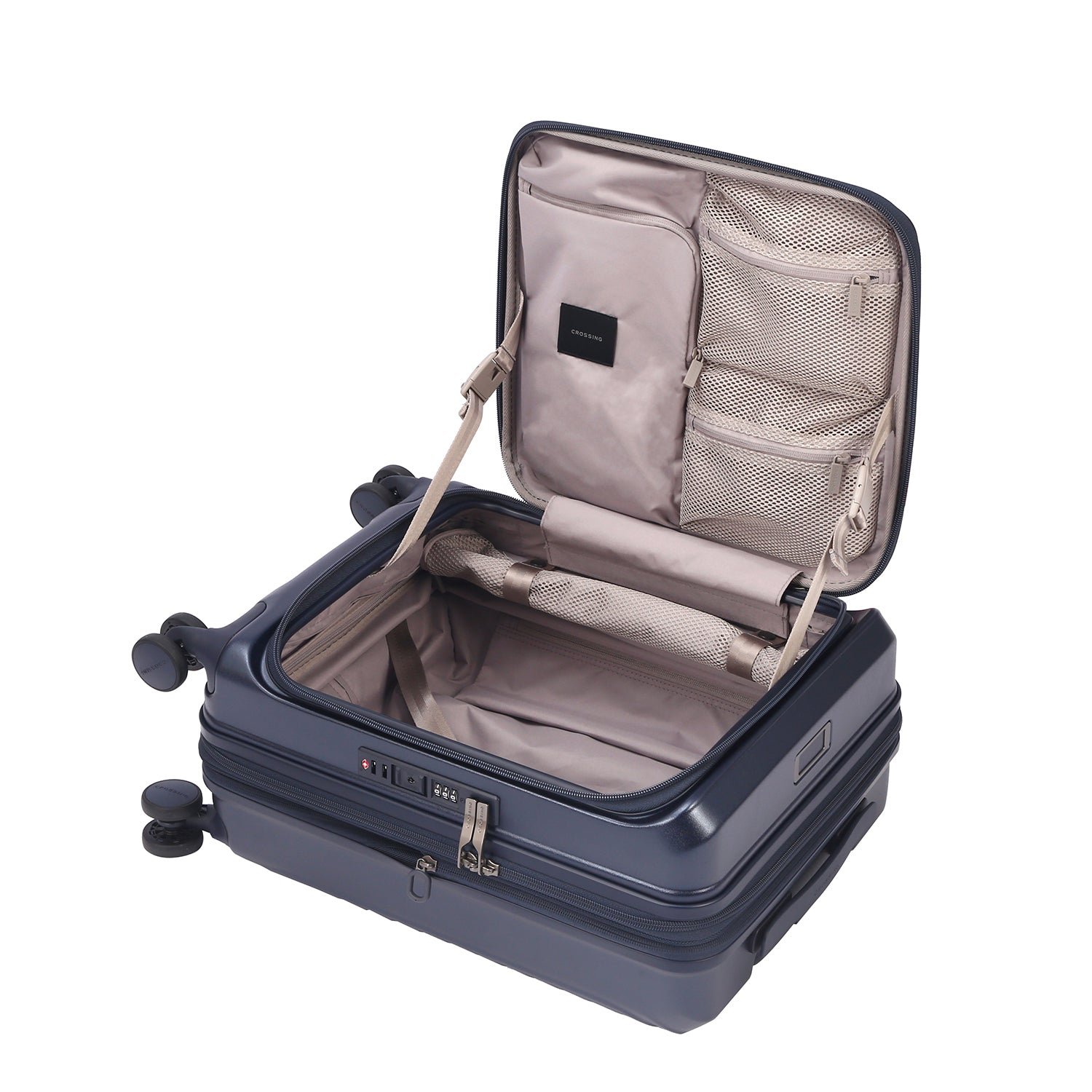 CROSSING INVI 20" Carry On Expandable Luggage With Front & Middle Access V3