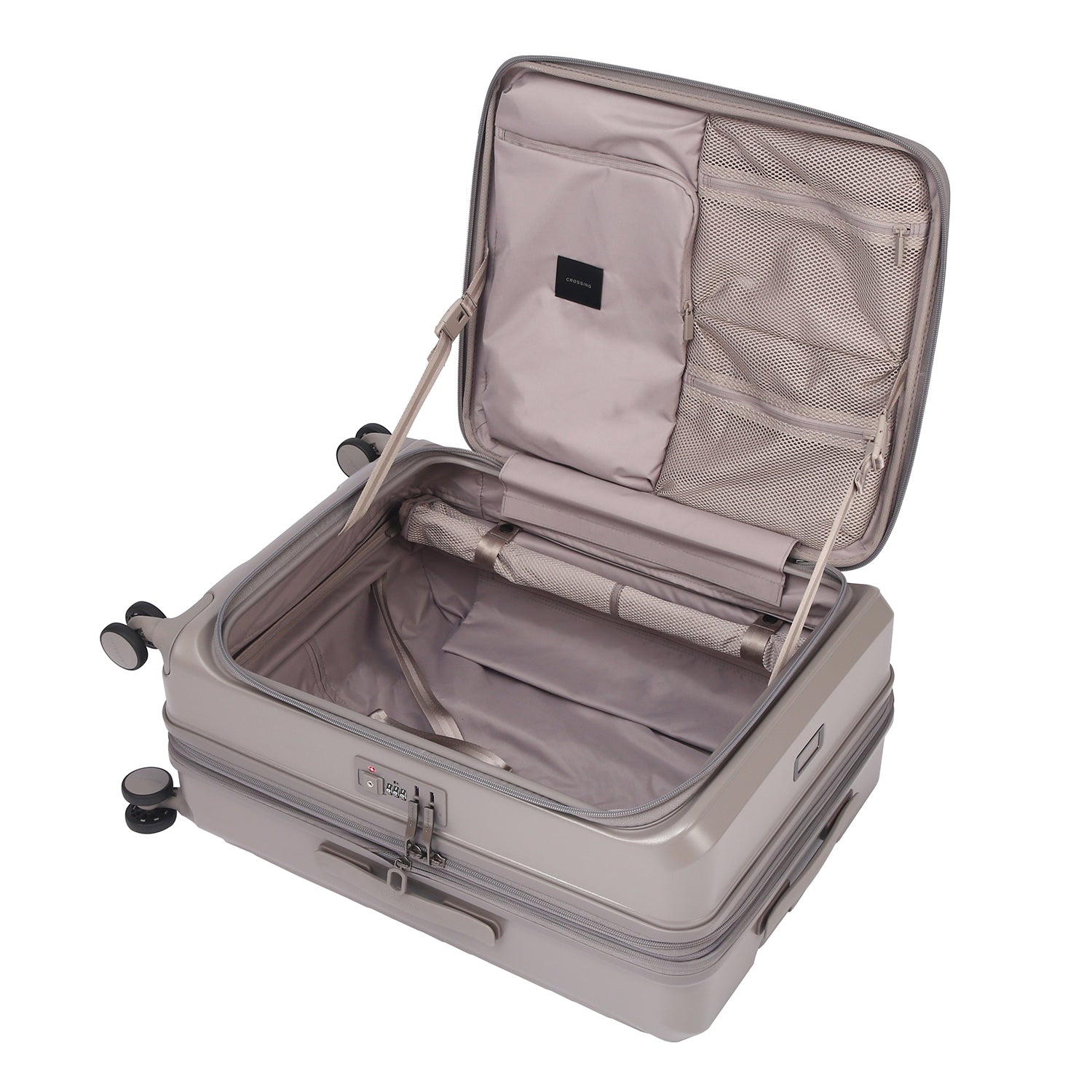 CROSSING INVI 25" Medium Expandable Luggage With Front & Middle Access V3