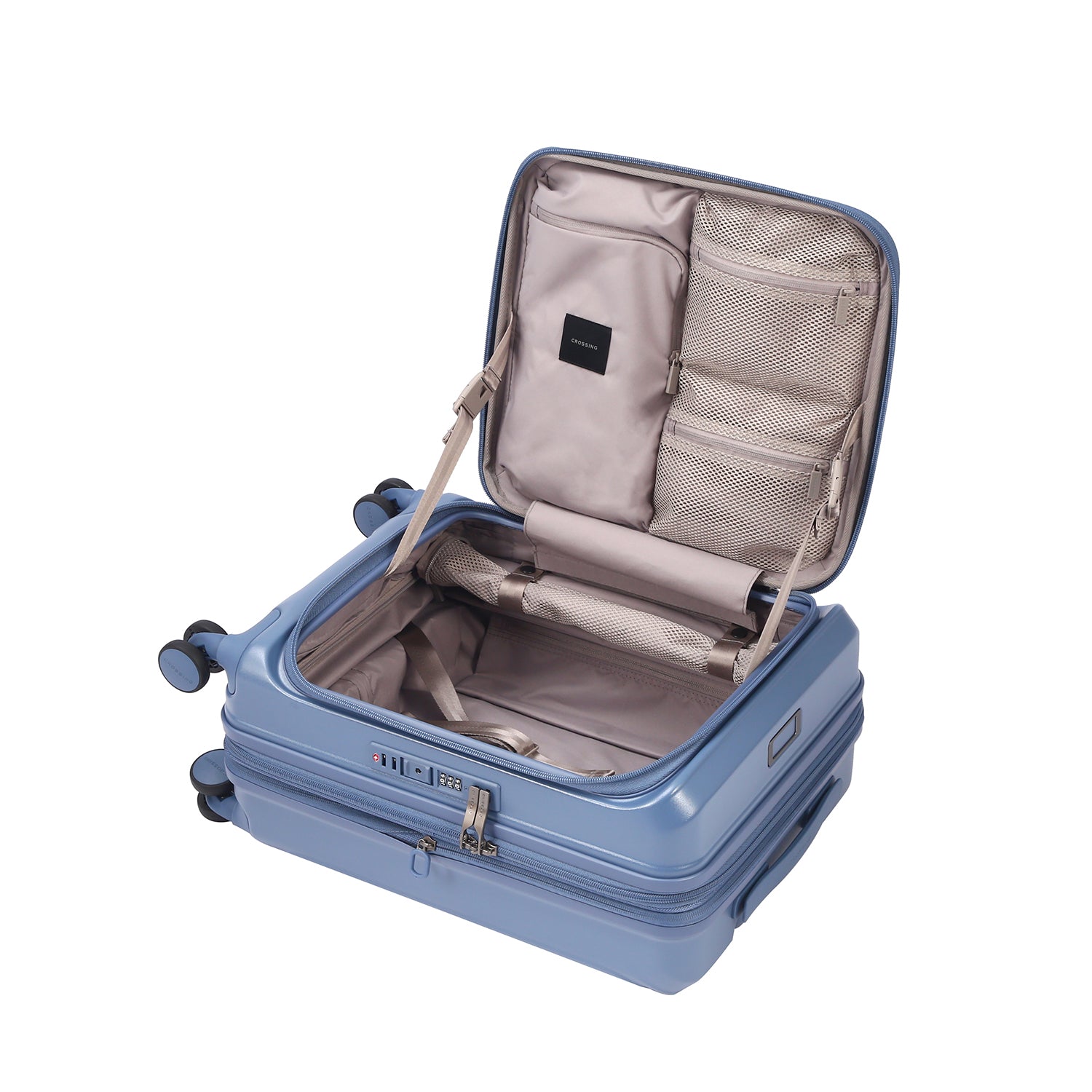 CROSSING INVI 20" Carry On Expandable Luggage With Front & Middle Access V3