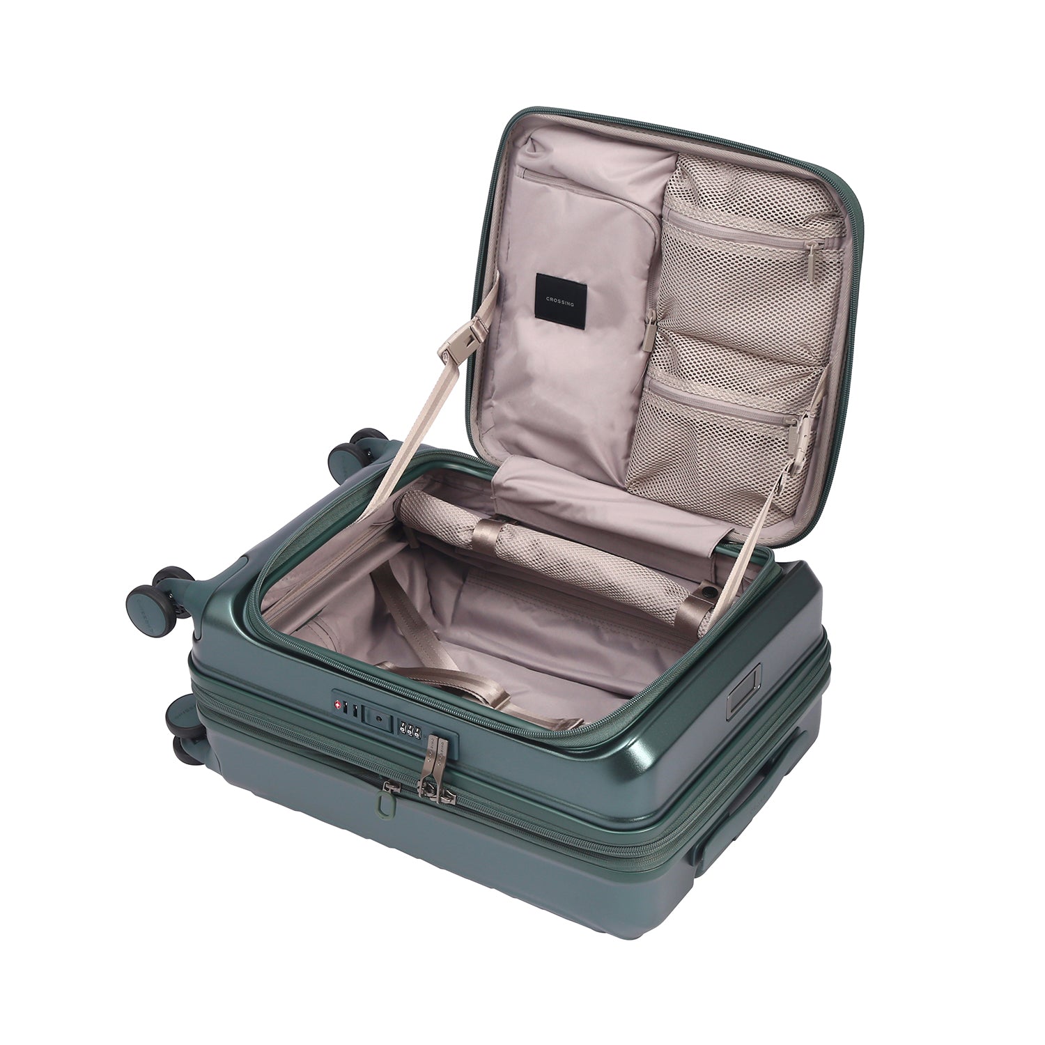 CROSSING INVI 20" Carry On Expandable Luggage With Front & Middle Access V3