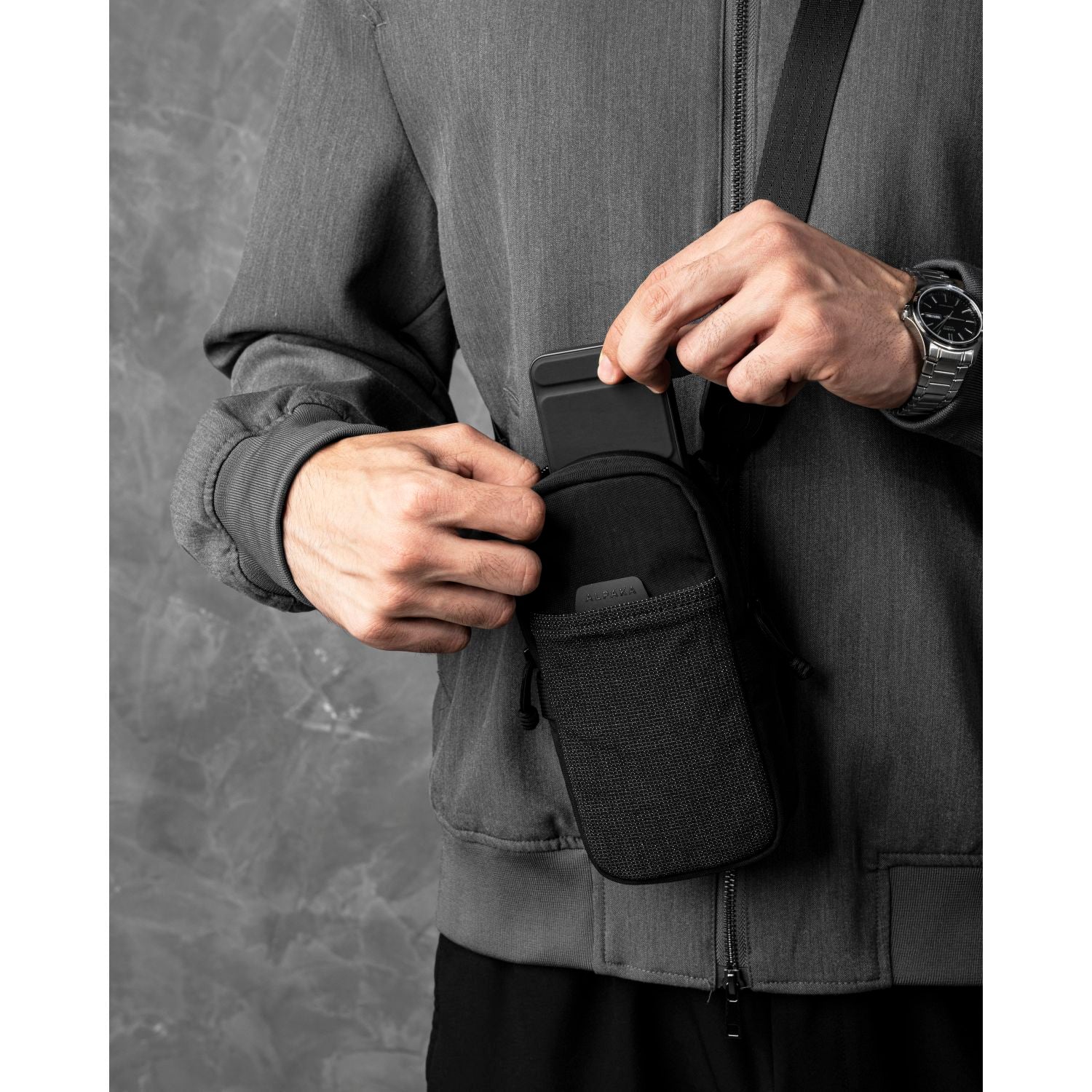 ALPAKA Modular Shoulder Pocket Max Nylon Washed