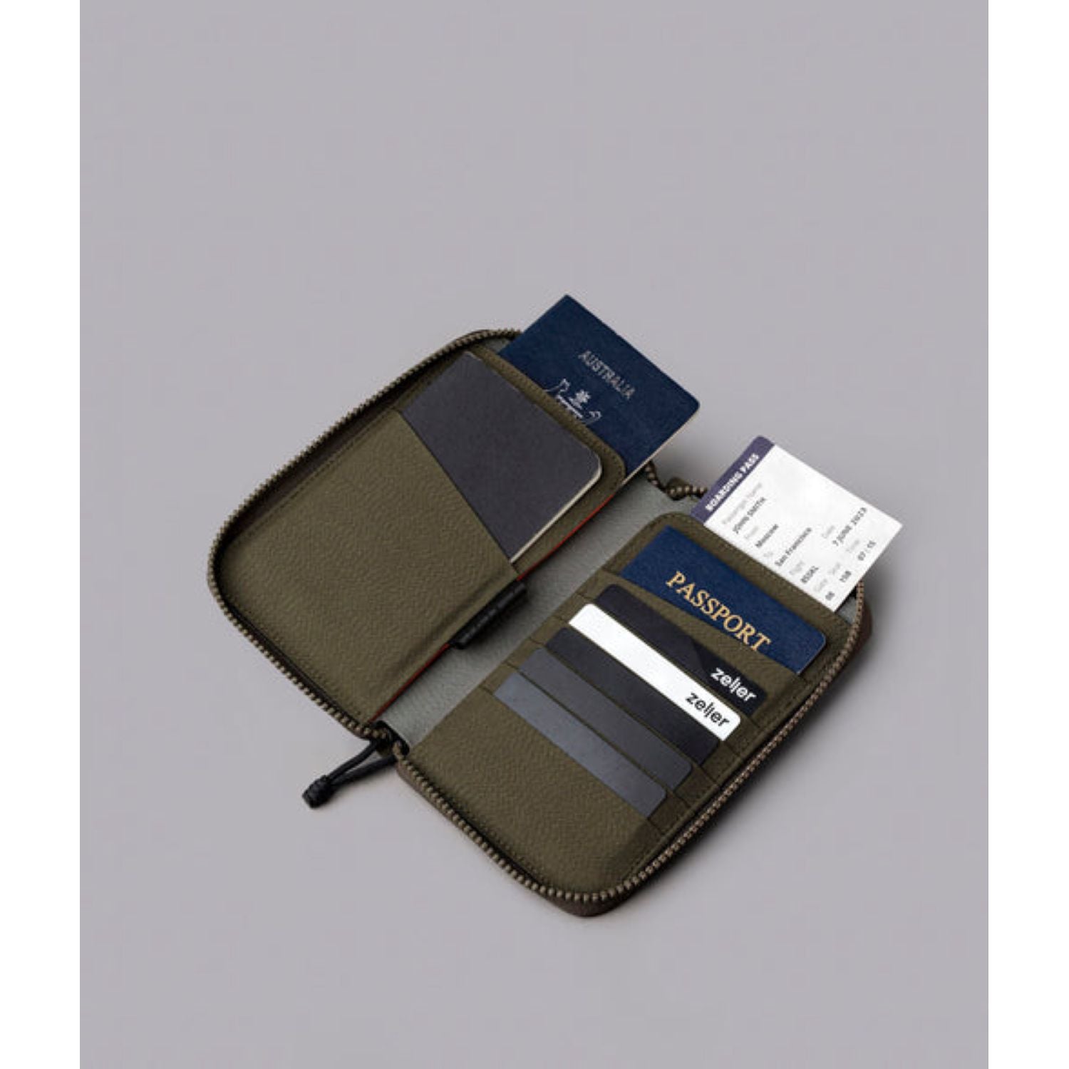 ALPAKA Zip Passport Wallet