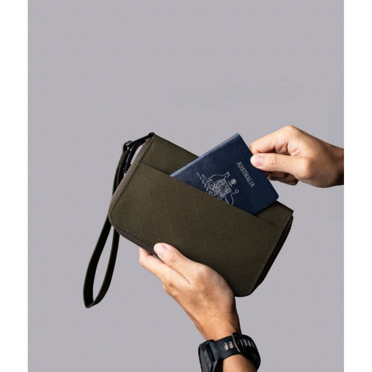 ALPAKA Zip Passport Wallet