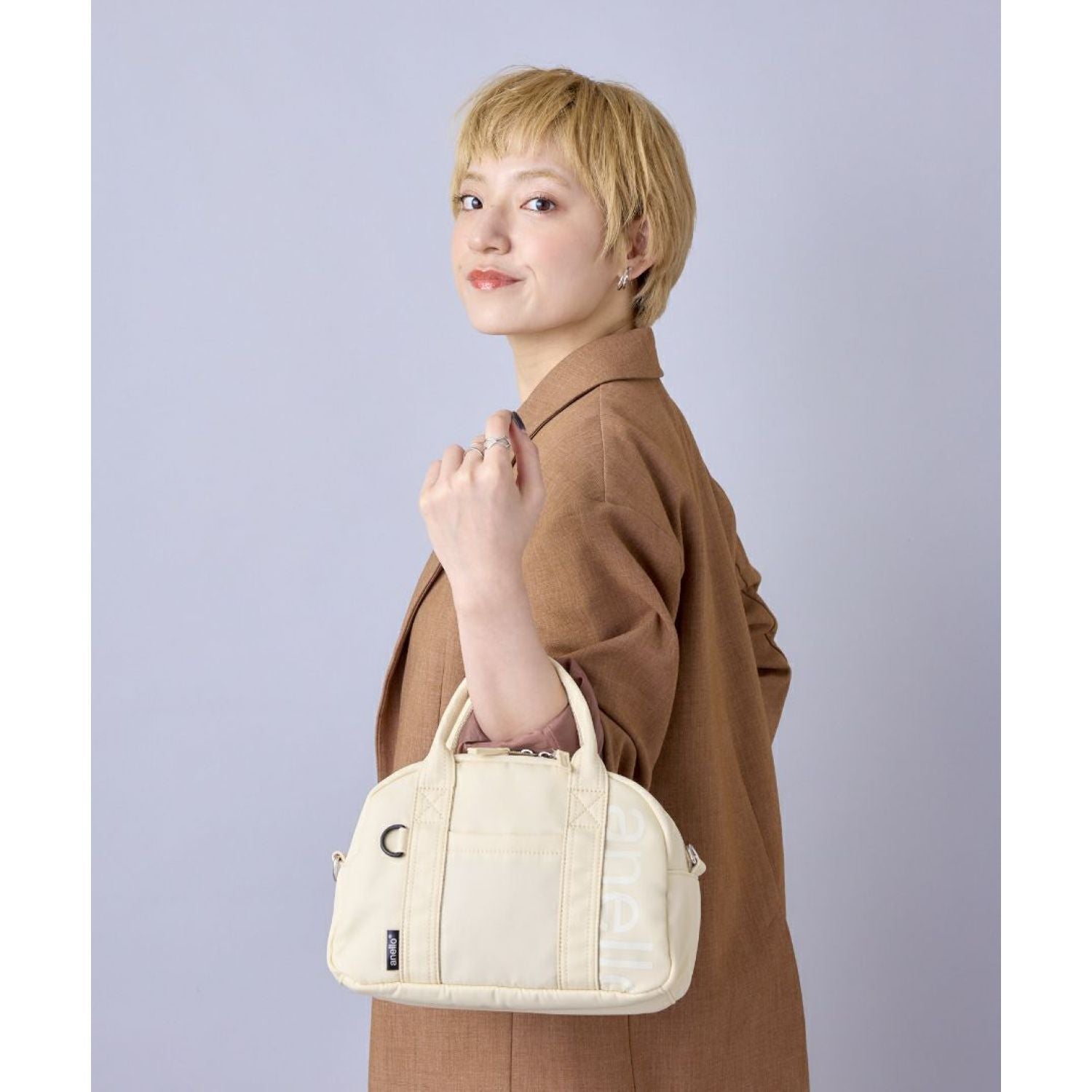 Anello Alf 2Way Mini Boston Bag