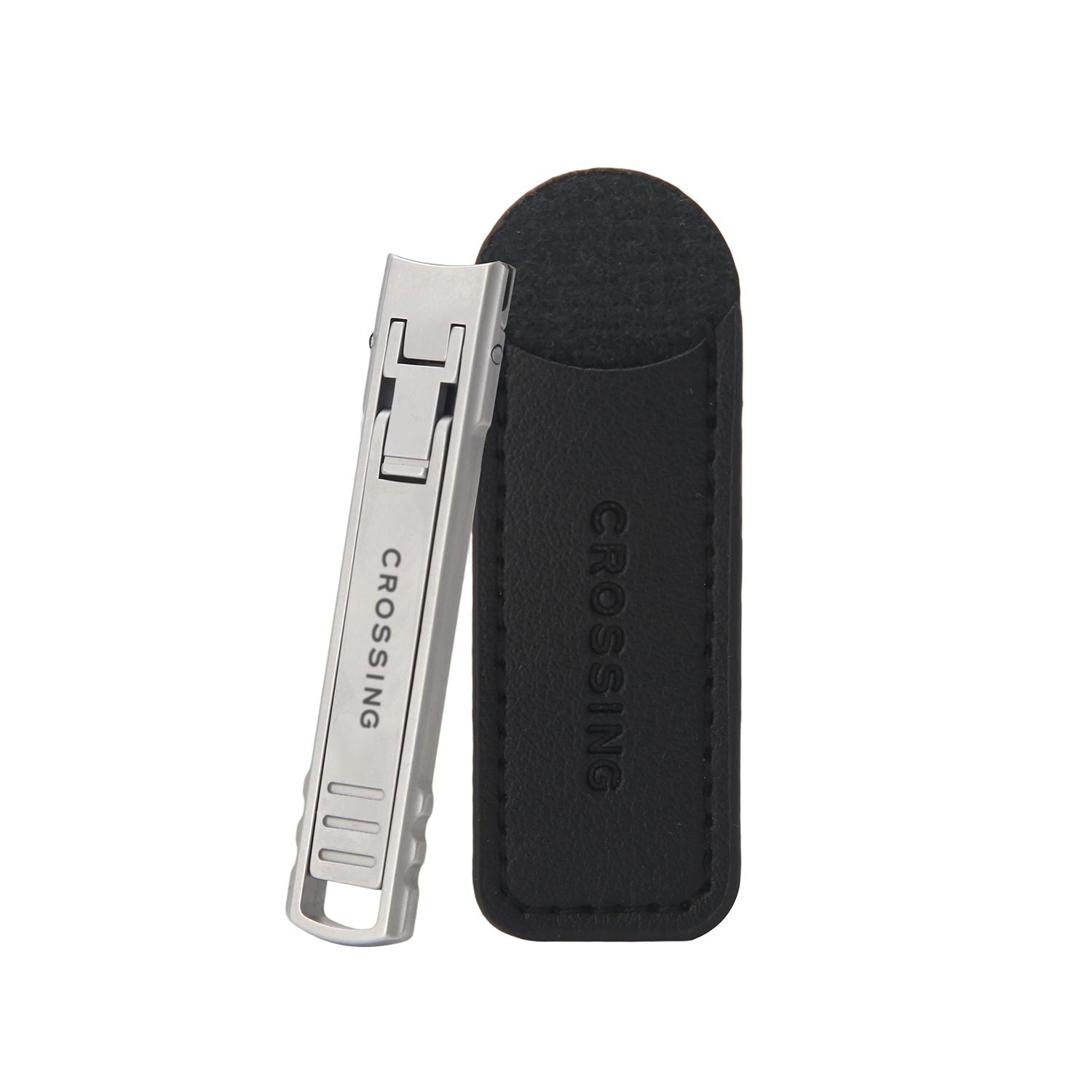 Crossing Compact Travel Stainless-Steel Nail Clippers With Pouch V2