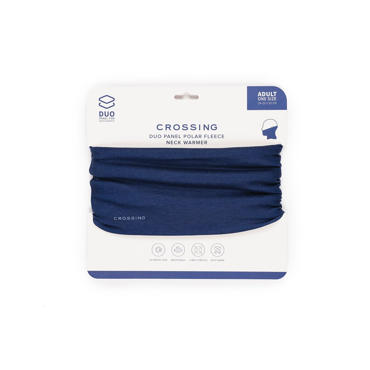 Crossing Duo Polar Fleece Neck Warmer UPF 50+ Sun Protection