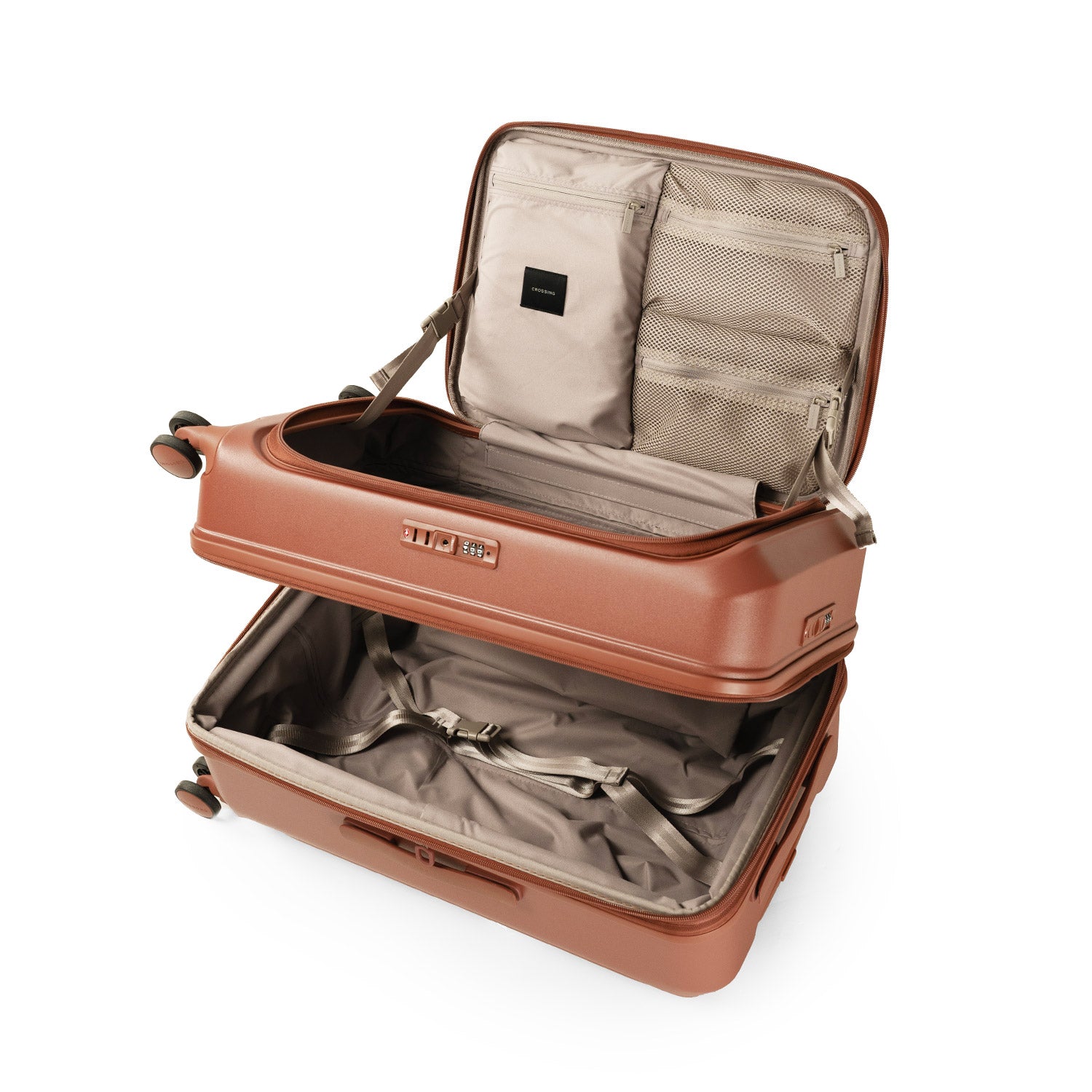 CROSSING INVI TRUNK 26" Medium Expandable Luggage With Front & Middle Access