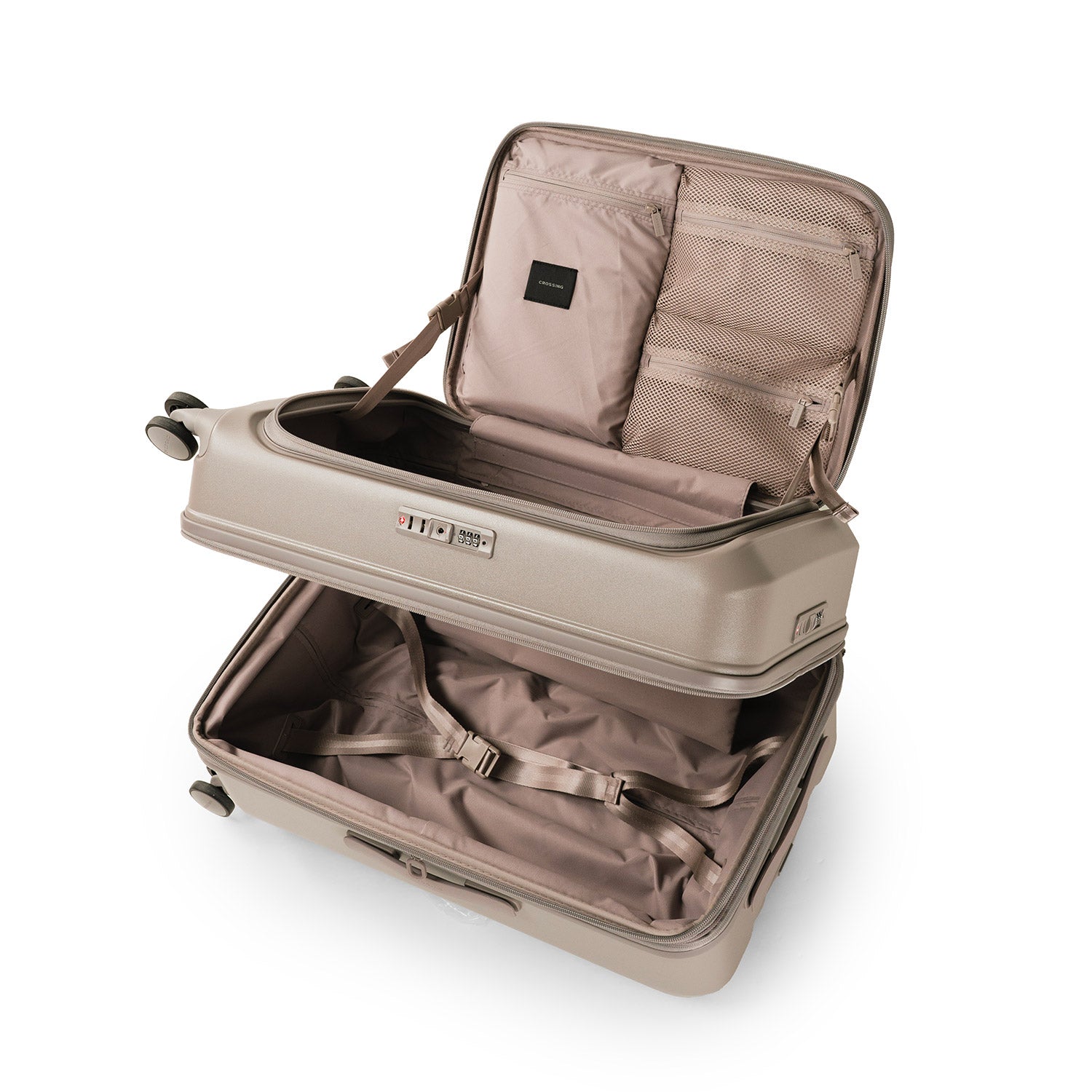 CROSSING INVI TRUNK 26" Medium Expandable Luggage With Front & Middle Access