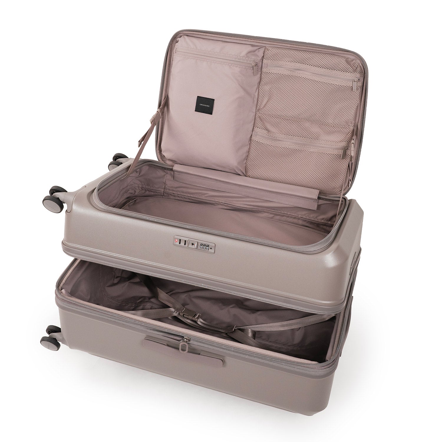 CROSSING INVI TRUNK 30" Large Expandable Luggage With Front & Middle Access