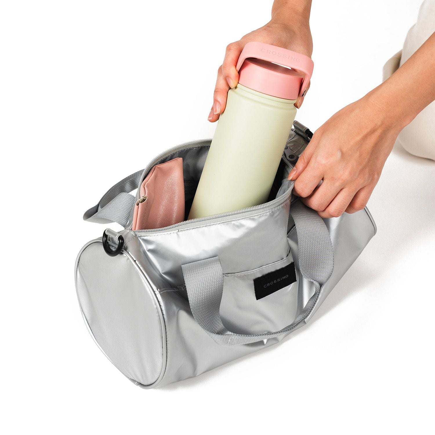 Crossing Metallic Small Weekender