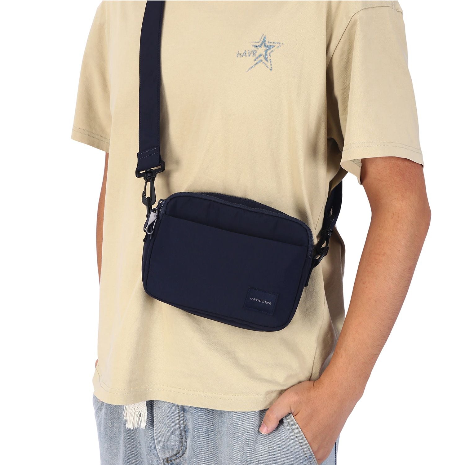 Crossing Sam Anti-Theft RFID Crossbody Bag V2