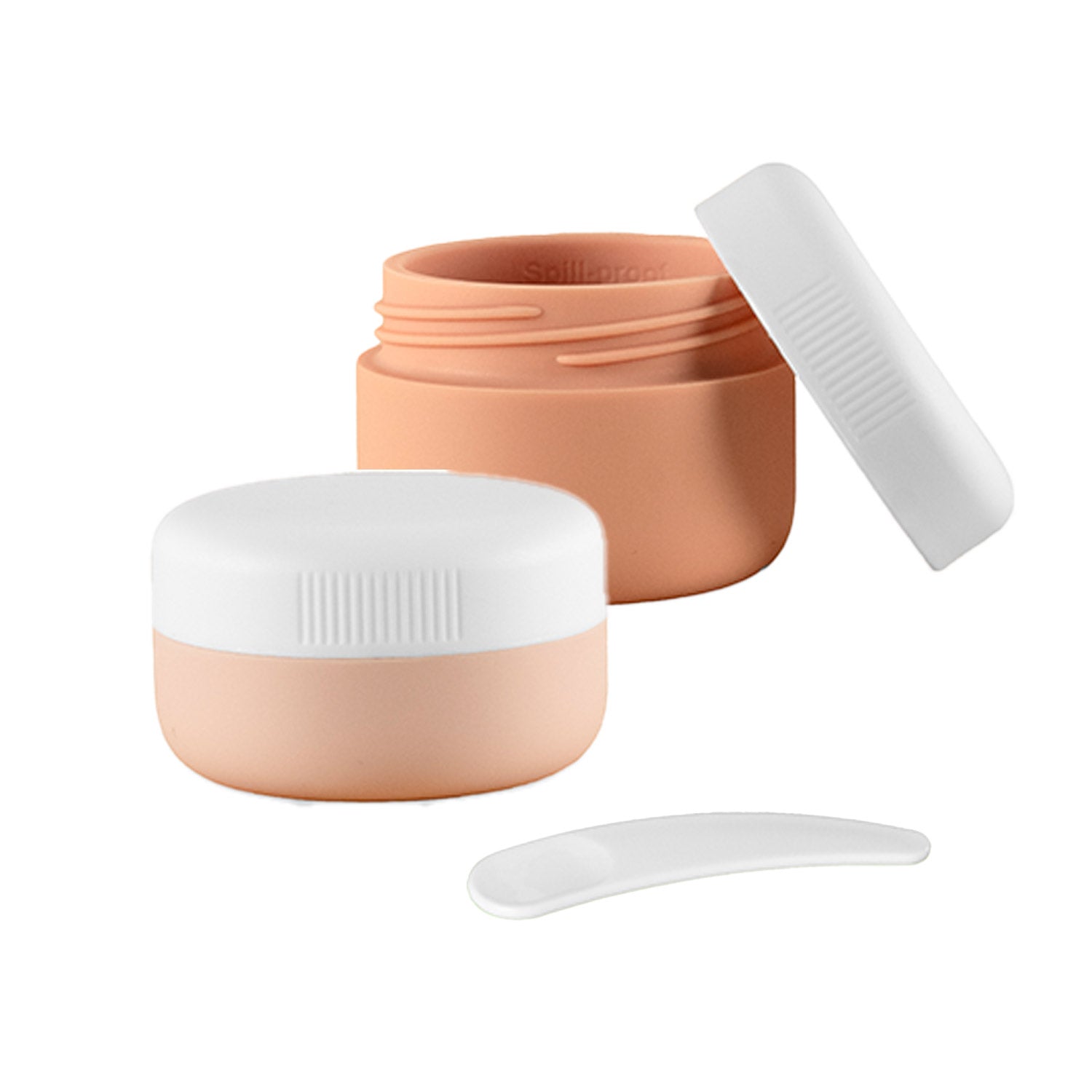 Crossing Silicone Leak Proof TSA Approved Travel Size Cream Jar 30/40 ml (2 Pack)