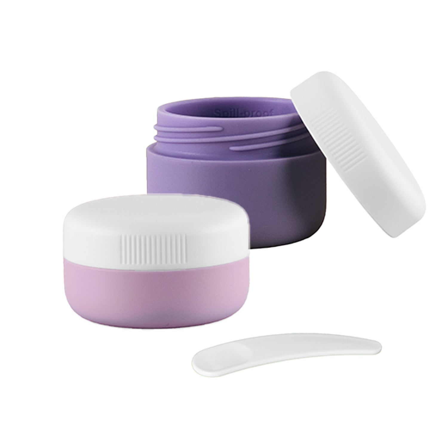 Crossing Silicone Leak Proof TSA Approved Travel Size Cream Jar 30/40 ml (2 Pack)