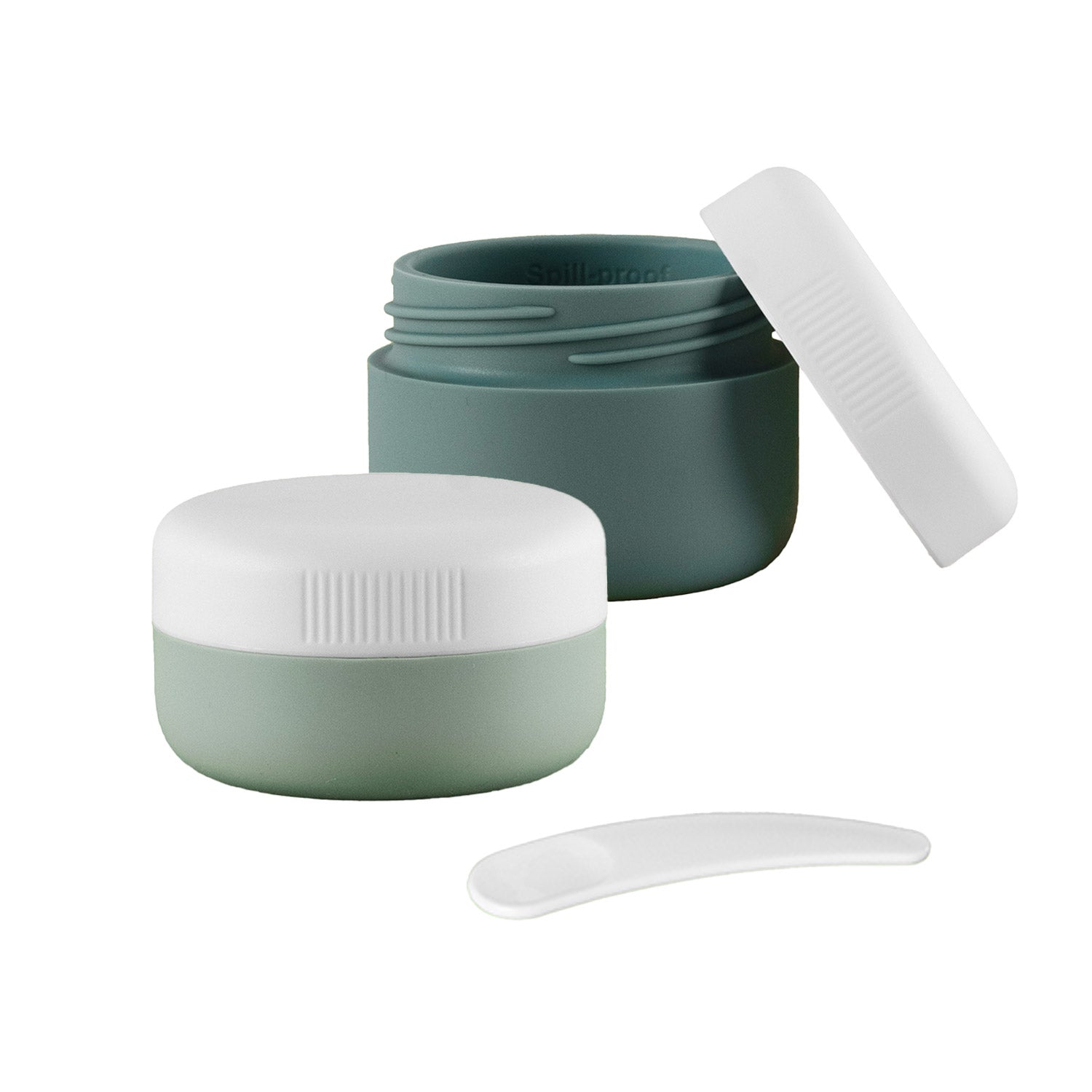 Crossing Silicone Leak Proof TSA Approved Travel Size Cream Jar 30/40 ml (2 Pack)