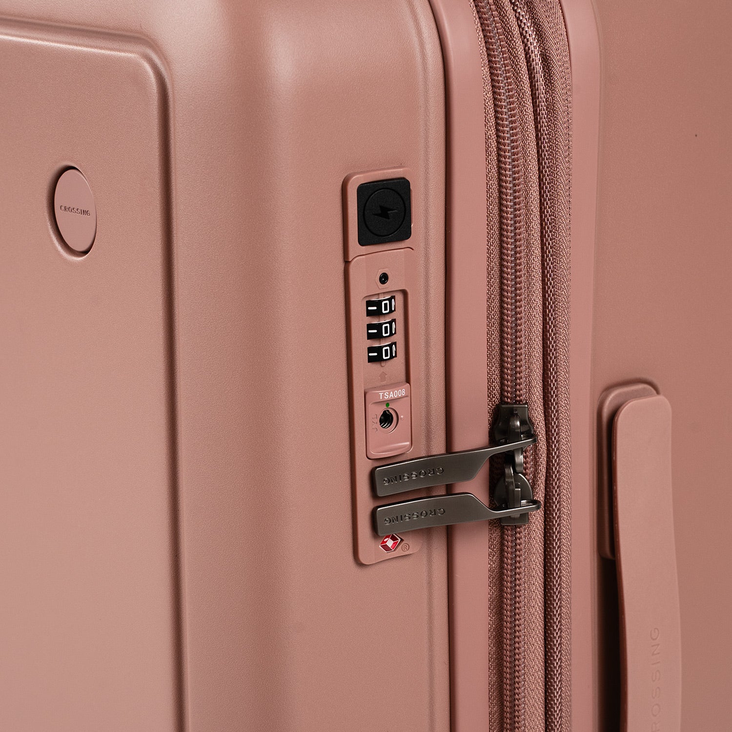 Crossing Stel Polycarbonate Carry On 20" Luggage