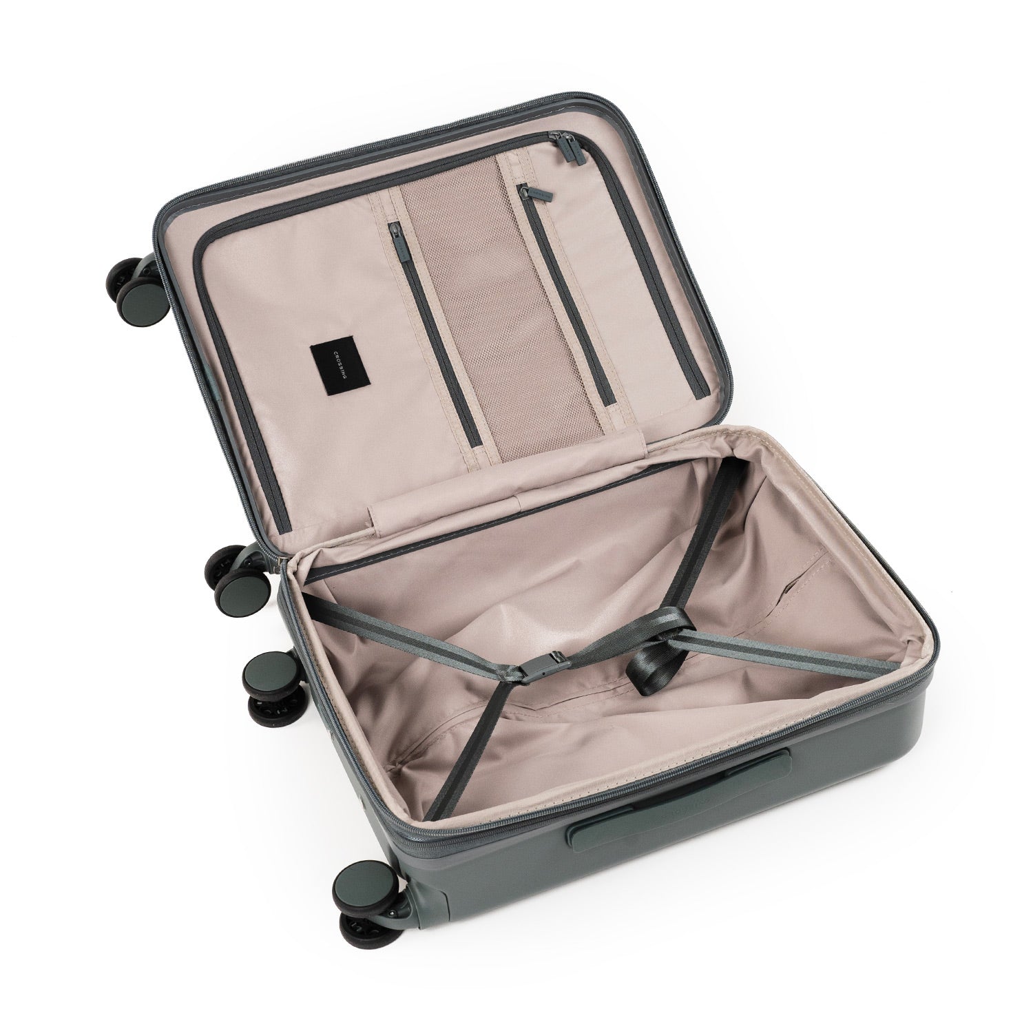 Crossing Stel Polycarbonate Carry On 20" Luggage