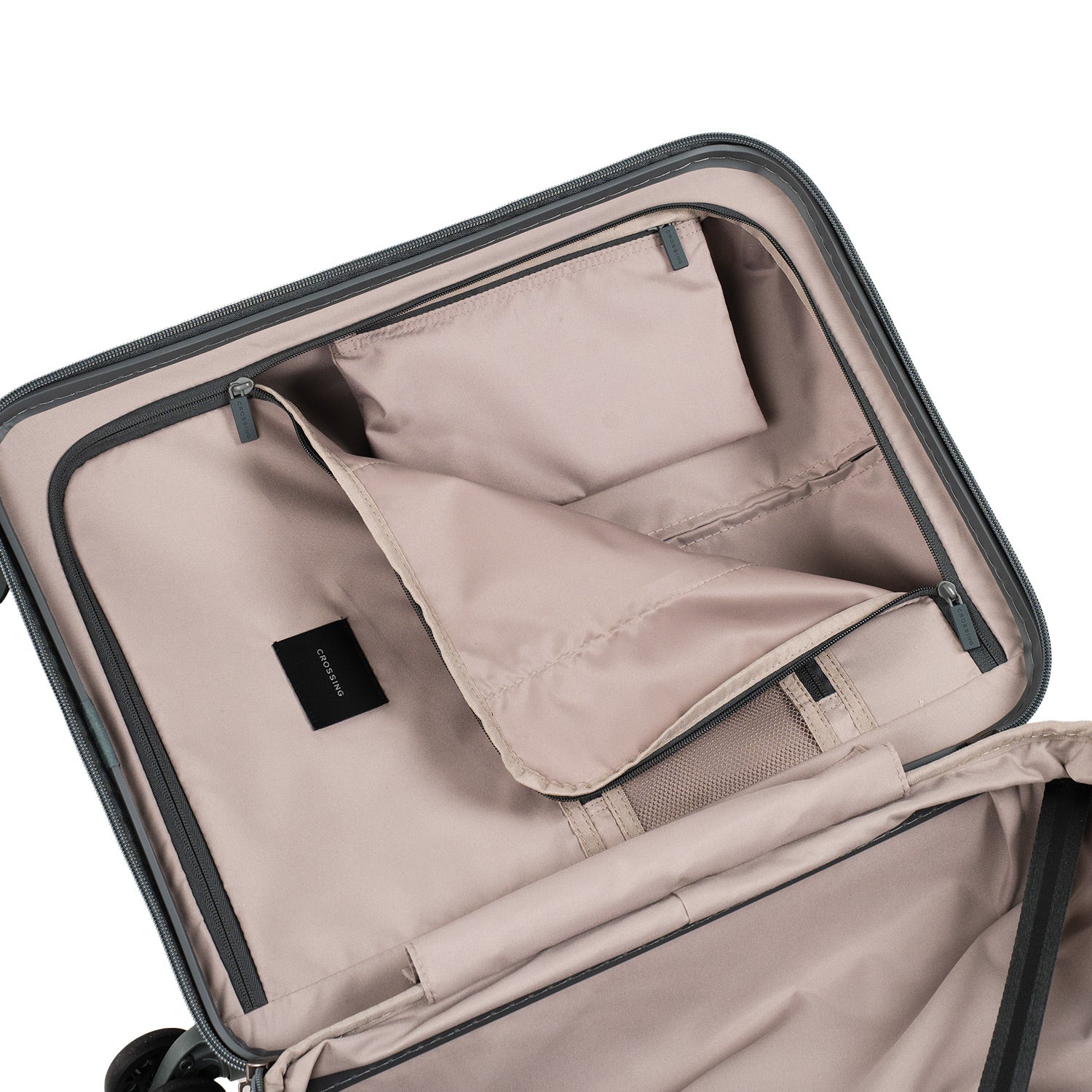 Crossing Stel Polycarbonate Carry On 20" Luggage