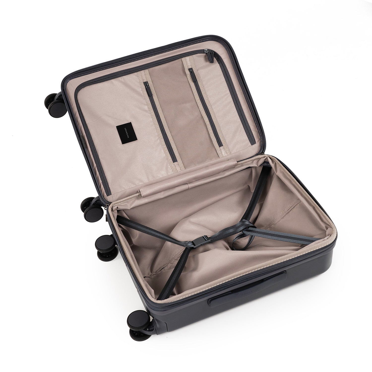 Crossing Stel Polycarbonate Carry On 20" Luggage