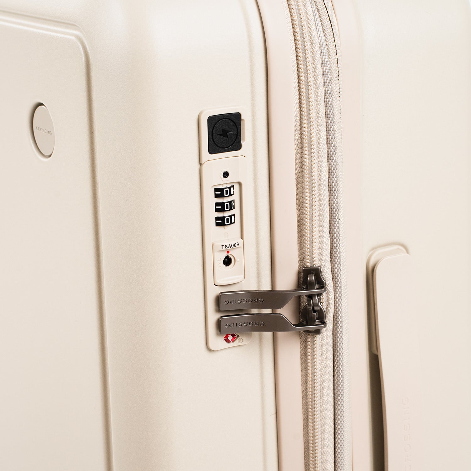 Crossing Stel Polycarbonate Carry On 20" Luggage