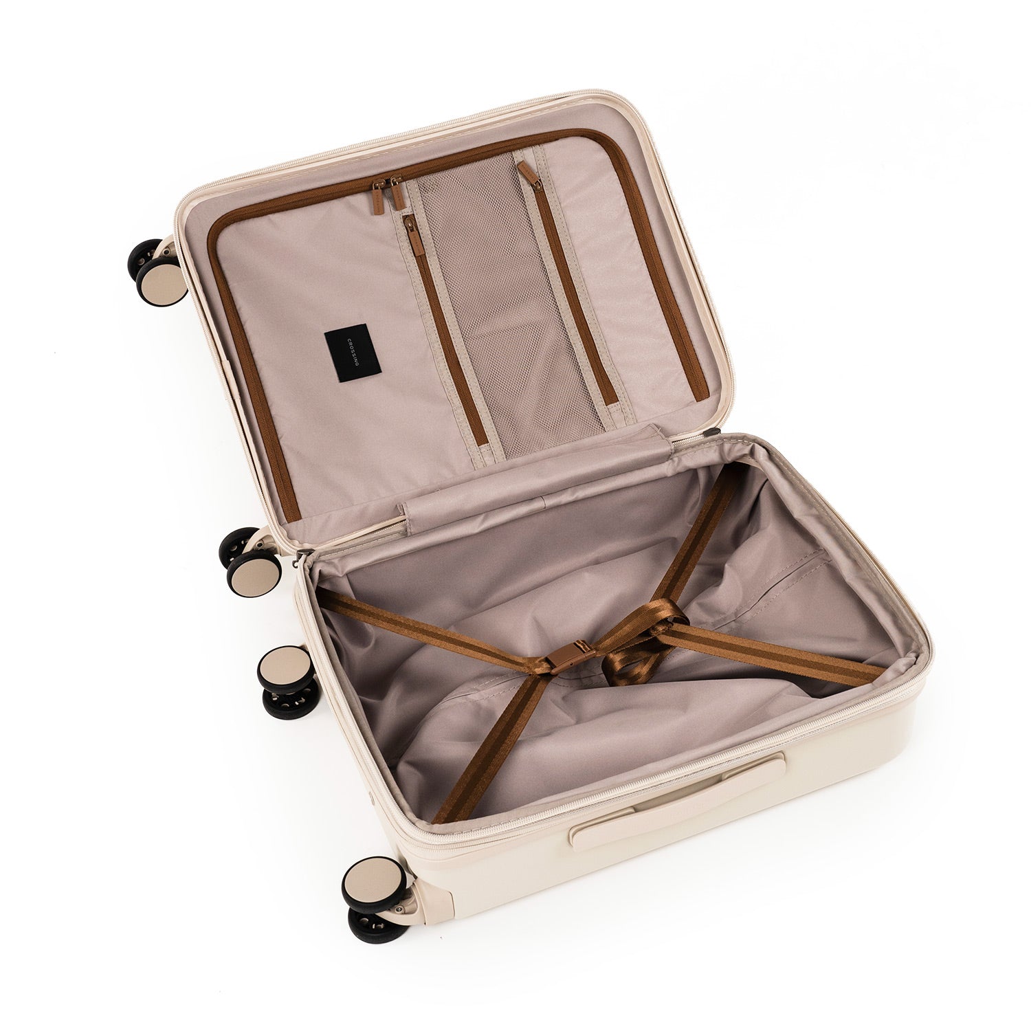 Crossing Stel Polycarbonate Carry On 20" Luggage