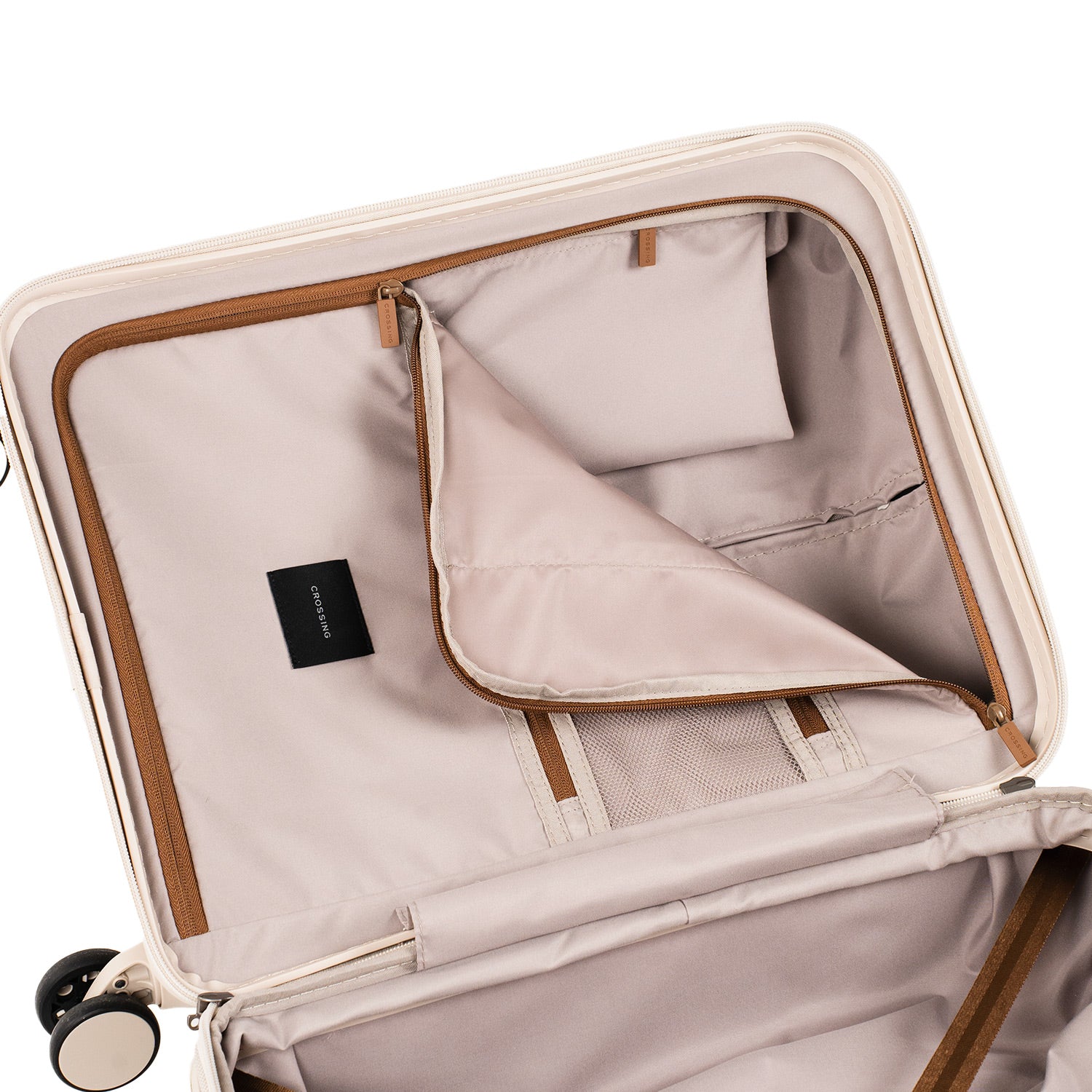 Crossing Stel Polycarbonate Carry On 20" Luggage