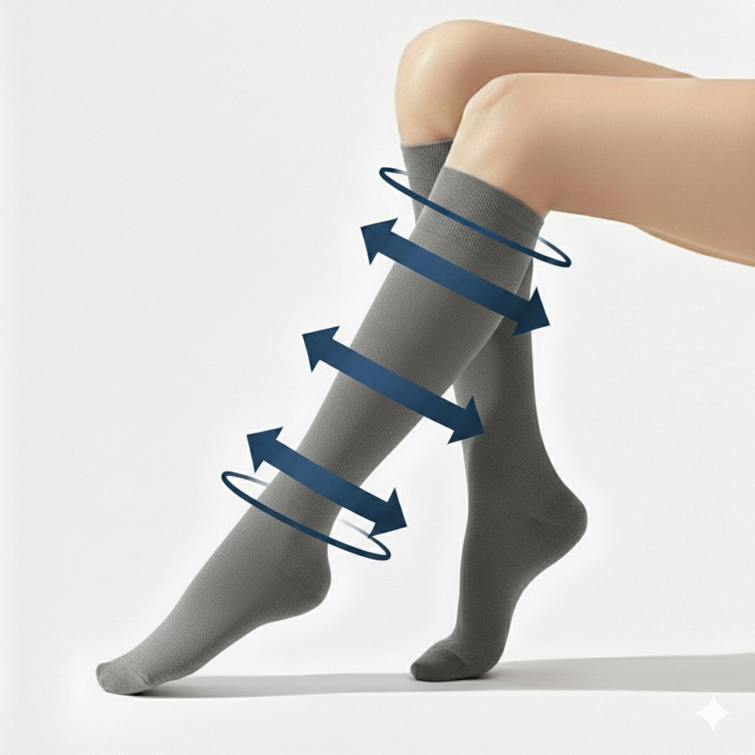 Crossing Travel & Flight Compression Socks L