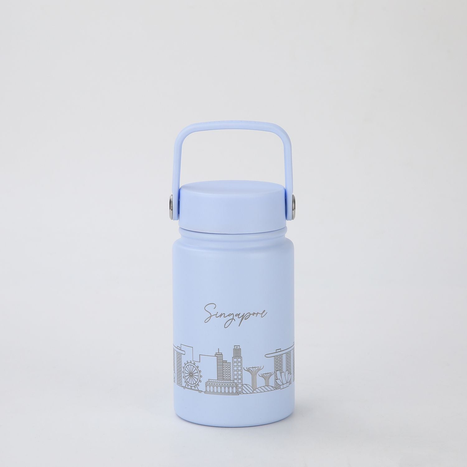 Crossing Urban Ceramic S/S Insulated Flat Cap Bottle With Handle 400ml