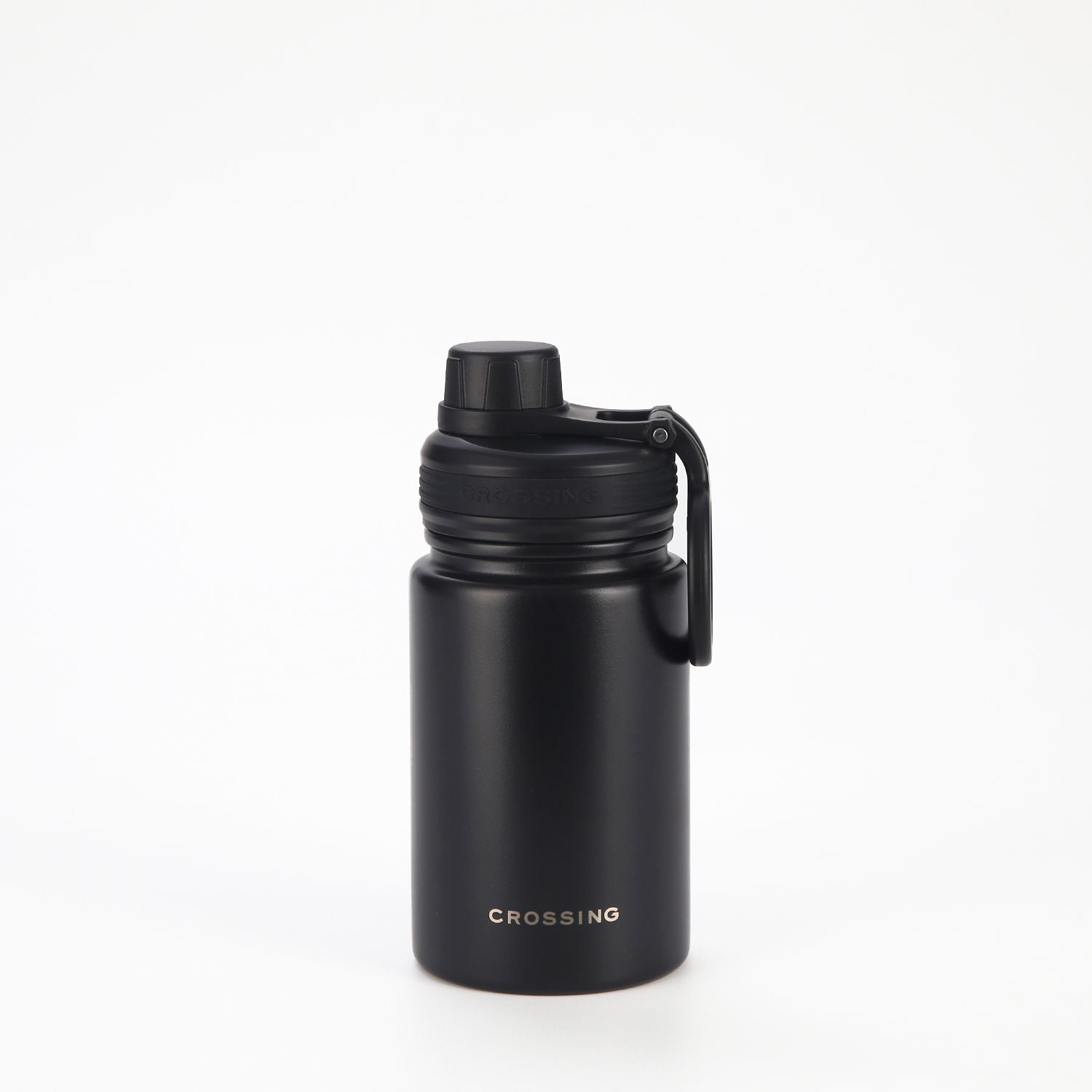 Crossing Urban Ceramic S/S Insulated Screw Cap Sports Bottle With Handle 400ml