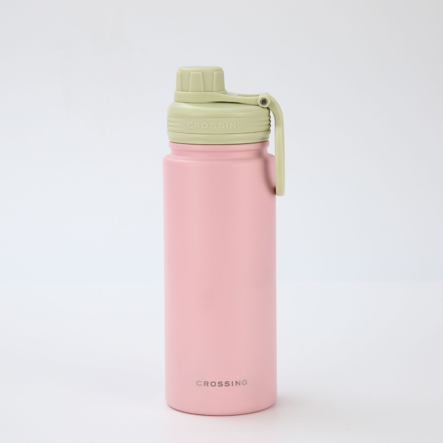 Crossing Urban Ceramic S/S Insulated Screw Cap Sports Bottle With Handle 600ml