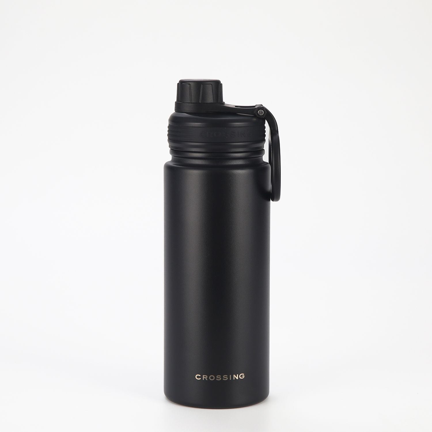 Crossing Urban Ceramic S/S Insulated Screw Cap Sports Bottle With Handle 600ml