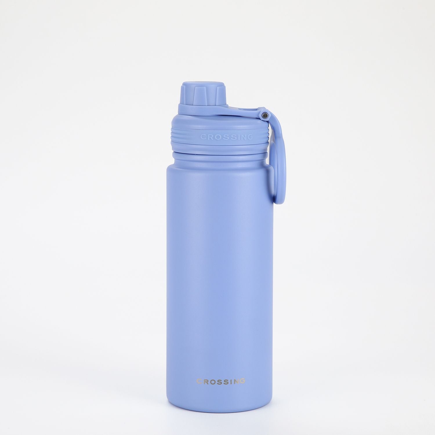 Crossing Urban Ceramic S/S Insulated Screw Cap Sports Bottle With Handle 600ml
