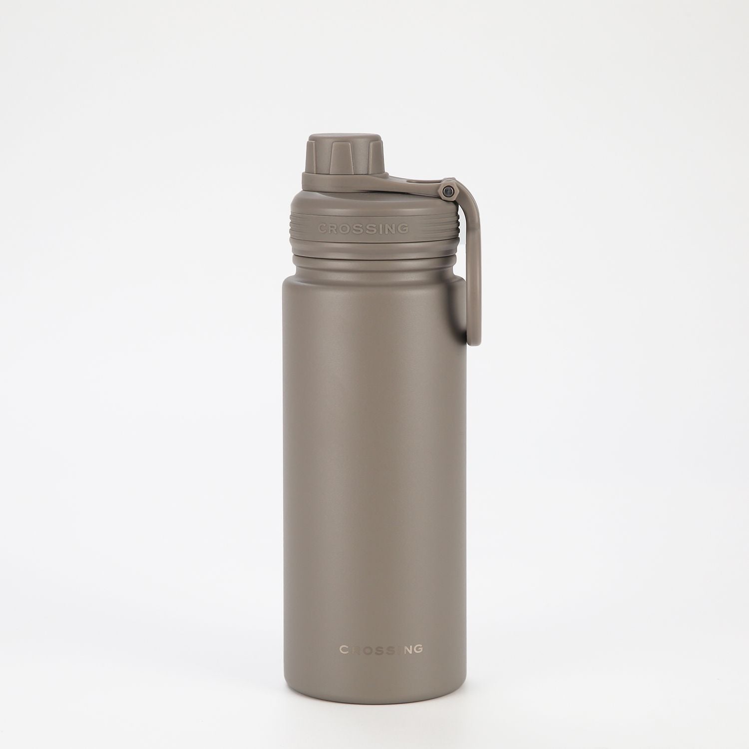 Crossing Urban Ceramic S/S Insulated Screw Cap Sports Bottle With Handle 600ml