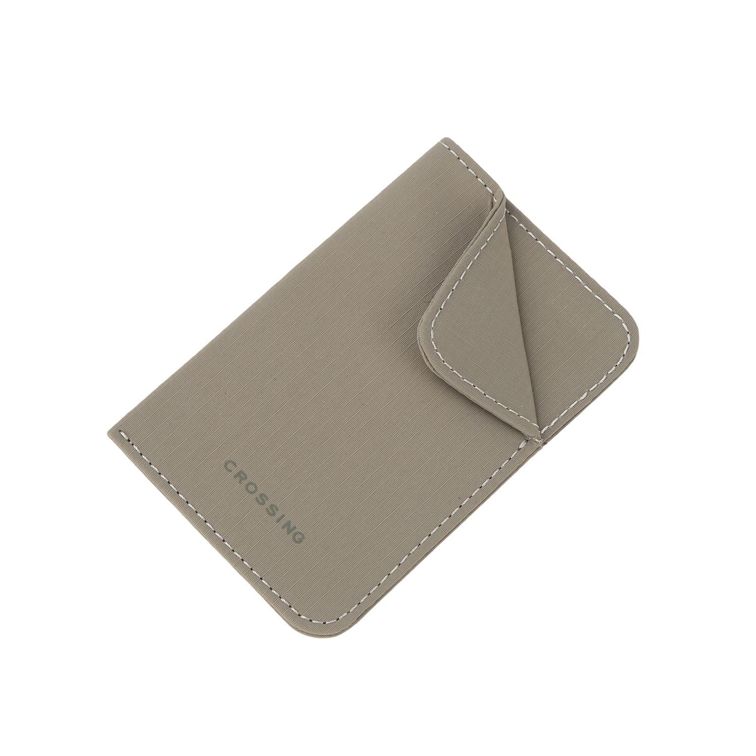 Crossing Waterproof Checked Nylon Card Sleeve RFID